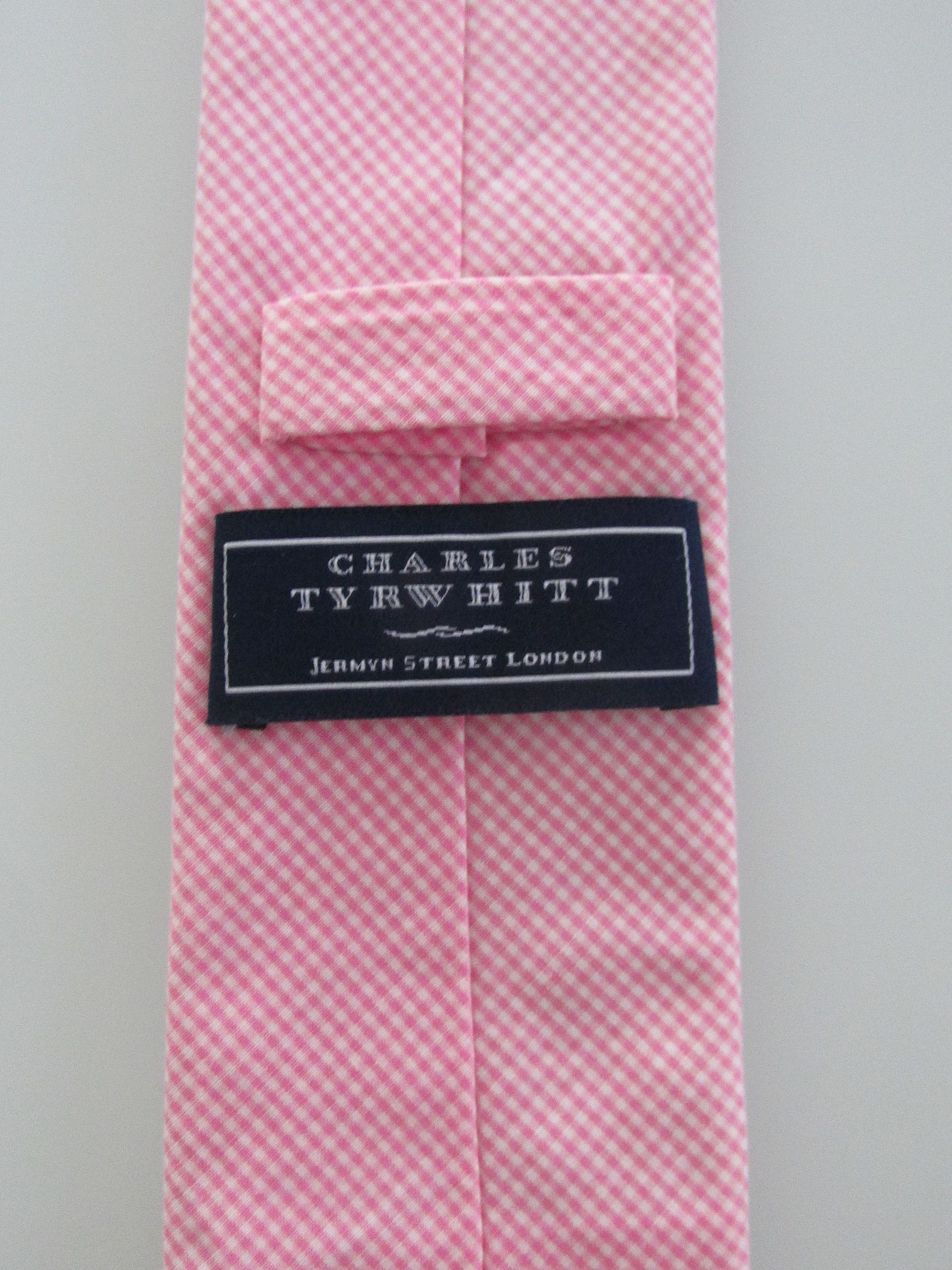 Charles Tyrwhitt Charles Tyrwhitt Men's Narrow Cotton Tie Size ONE SIZE - 6 Thumbnail