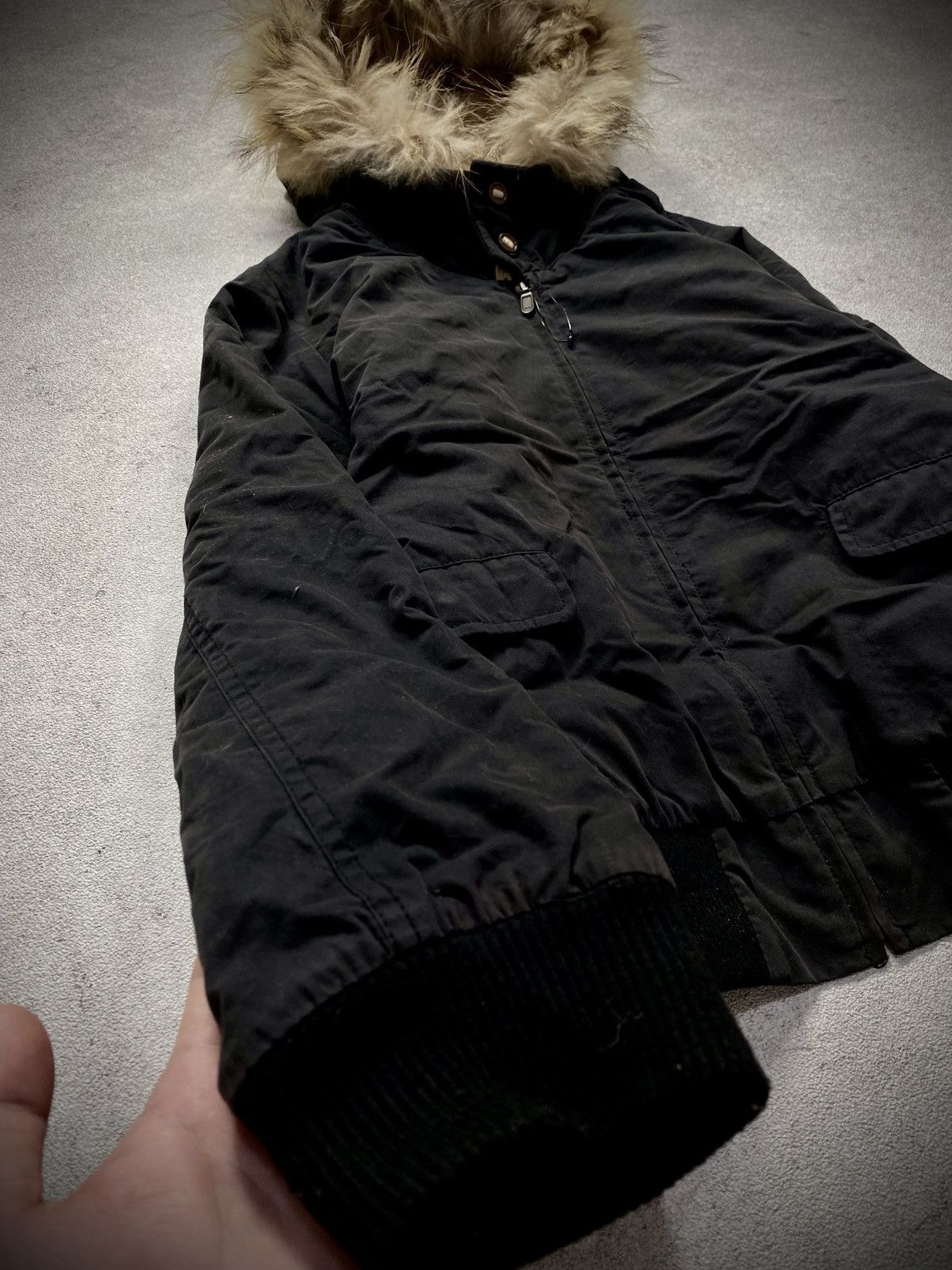 If Six Was Nine 2000s Maison De Plago Faux Fur Bomber Jacket Size US M / EU 48-50 / 2 - 2 Thumbnail