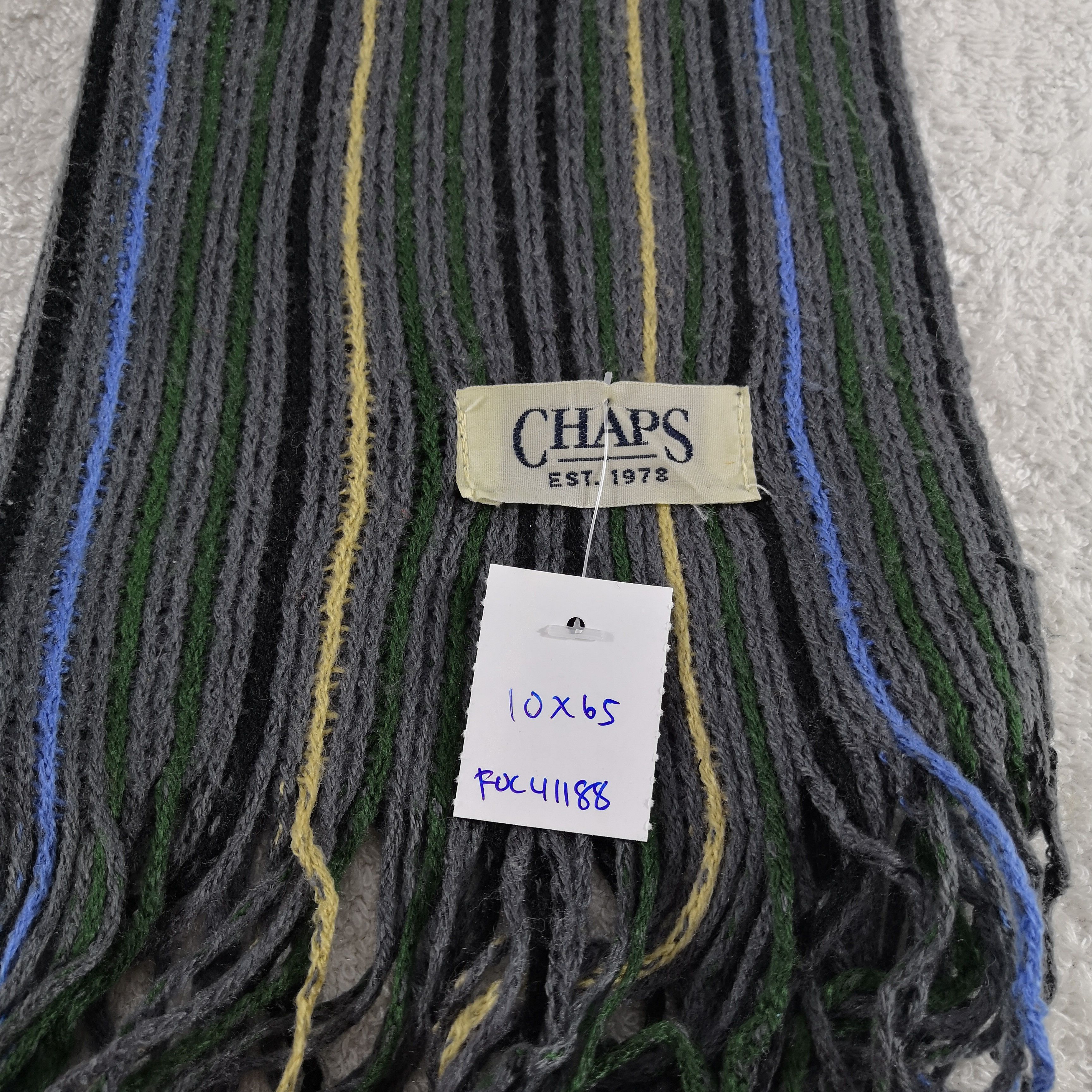Chaps Vintage Chaps Scarf Muffler Wool Cashmere Scarves Size ONE SIZE - 4 Thumbnail