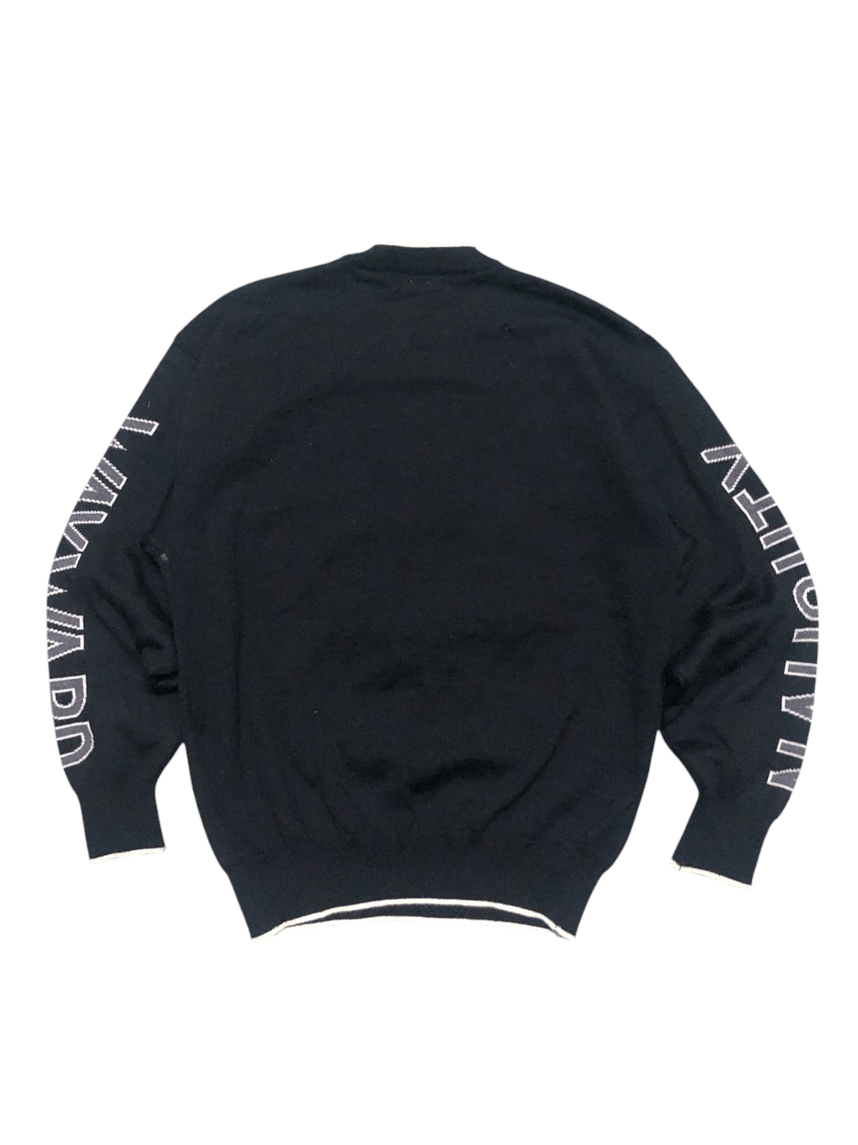 Designer × Japanese Brand × Vintage 90s Gellan Europe Crewneck Wool Knit Sweatshirt Distressed Size US M / EU 48-50 / 2 - 3 Thumbnail