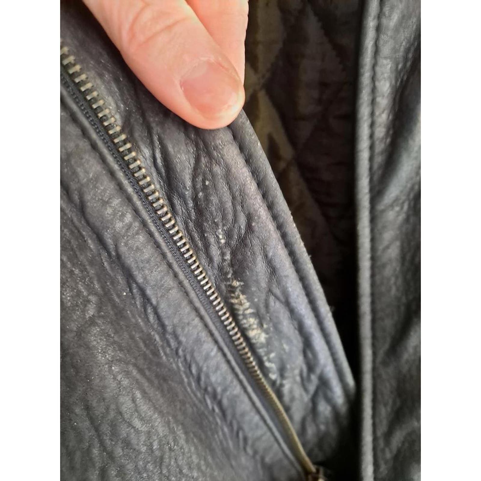 London Fog Vintage London Fog Black Leather Coat with Zip in Lining Size US L / EU 52-54 / 3 - 4 Thumbnail