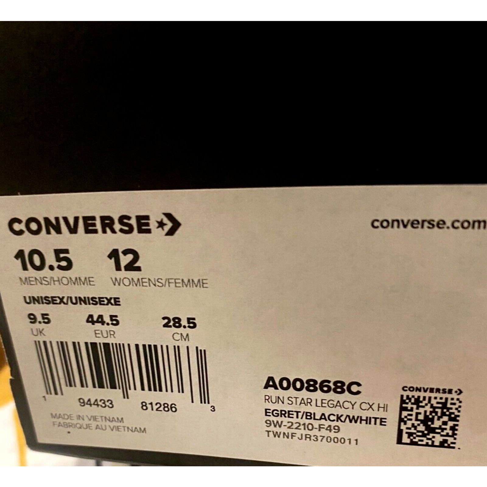 Converse Converse Run Star Legacy CX A00868C Egret 10.5 Future Shoes Size US 10.5 / EU 43-44 - 12 Thumbnail
