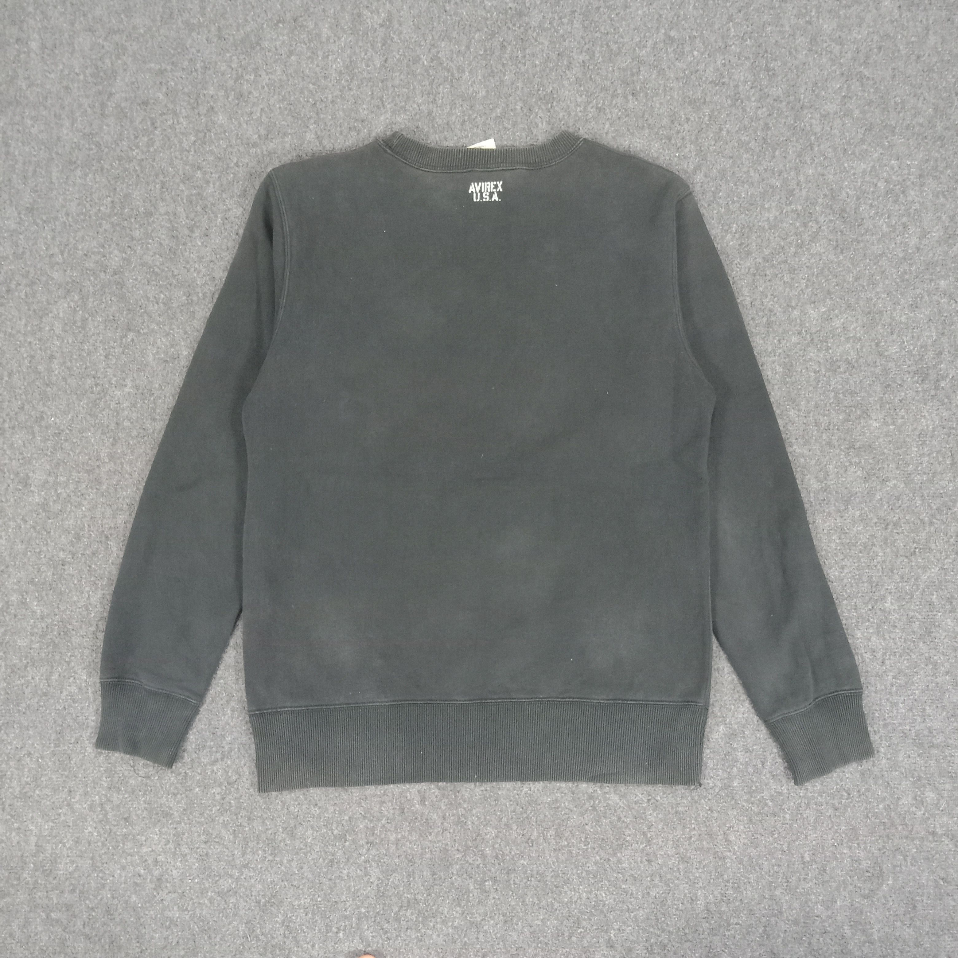 Avirex × Vintage Avirex Military Style Spellout Sweatshirt Size US S / EU 44-46 / 1 - 5 Thumbnail