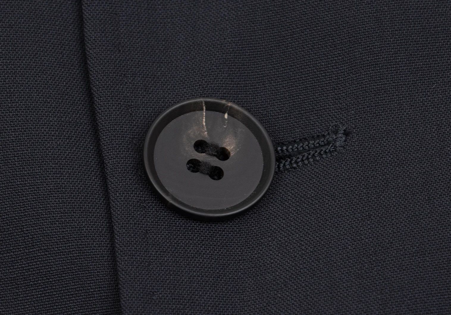 Jean Paul Gaultier Wool-Polyester Stretch 3B Jacket in Navy, Size 48 Size US M / EU 48-50 / 2 - 9 Thumbnail
