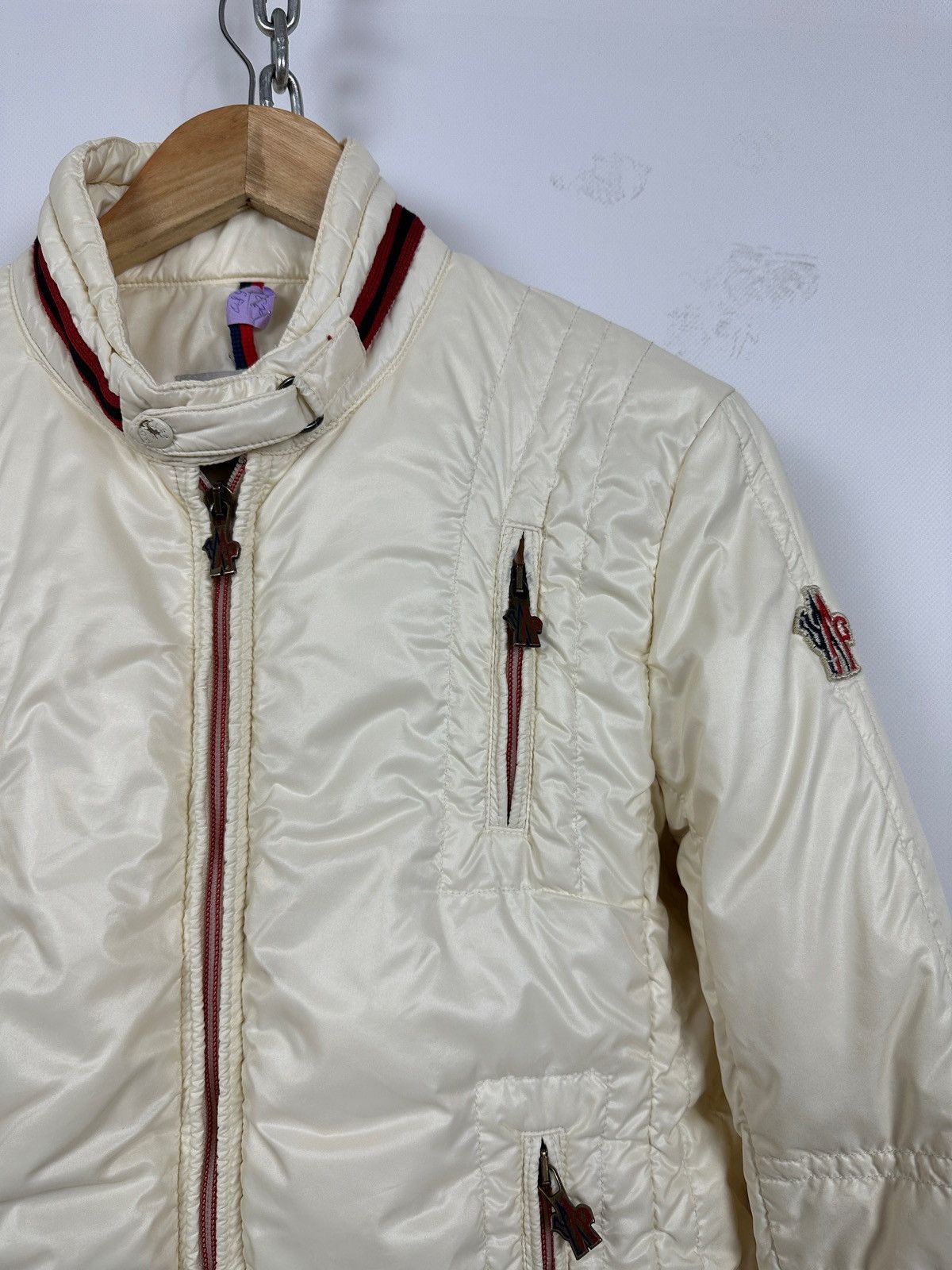 Moncler Moncler Grenoble Light Beige Zip Up Down Puffer Jacket Size XL / US 12-14 / IT 48-50 - 5 Thumbnail