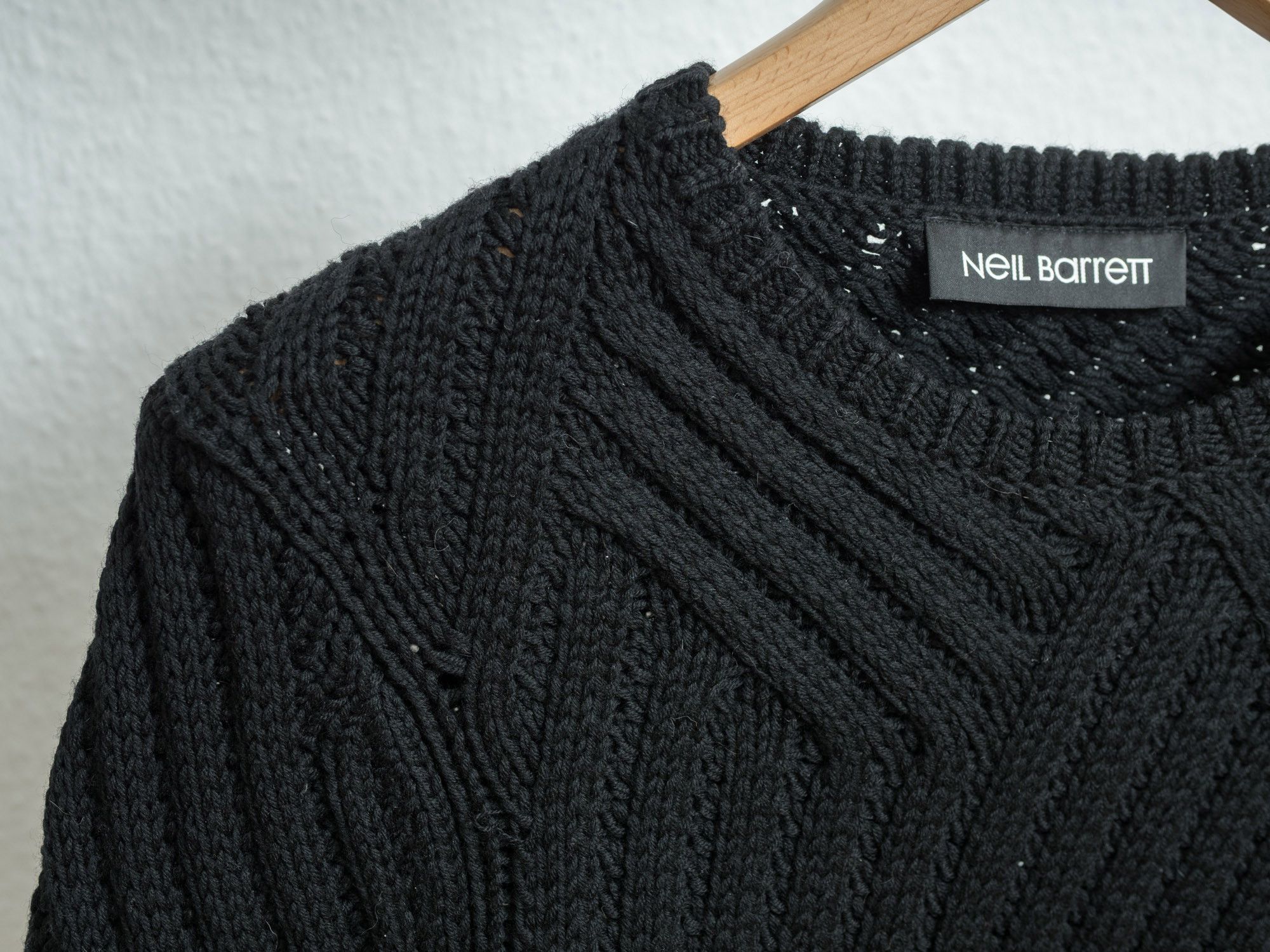 Neil Barrett Neil Barrett Wool Ottoman Sweater XL Size US XL / EU 56 / 4 - 3 Thumbnail