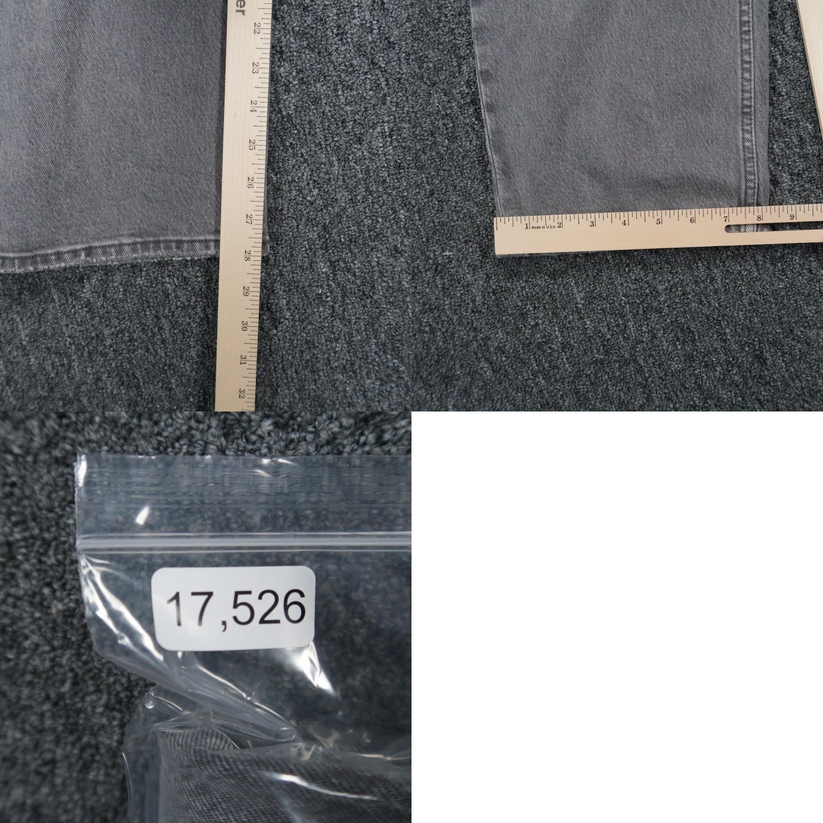 Abercrombie & Fitch Abercrombie & Fitch Jeans Womens 40x28 Gray 90s Straight Ultra High Rise NWT Size 27" / US 4 / IT 40 - 8 Thumbnail