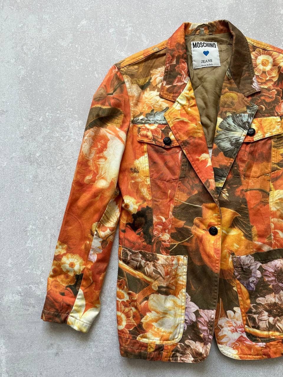 Moschino Moschino Vintage Leave My Plants Alone! Jeans Floral Blazer Size M / US 6-8 / IT 42-44 - 19 Thumbnail