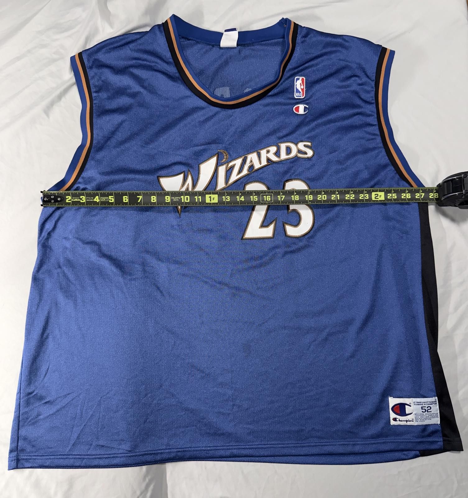 Champion NBA Washington Wizards #23 Jordan Basketball Jersey Size 52 Size US XXL / EU 58 / 5 - 4 Thumbnail