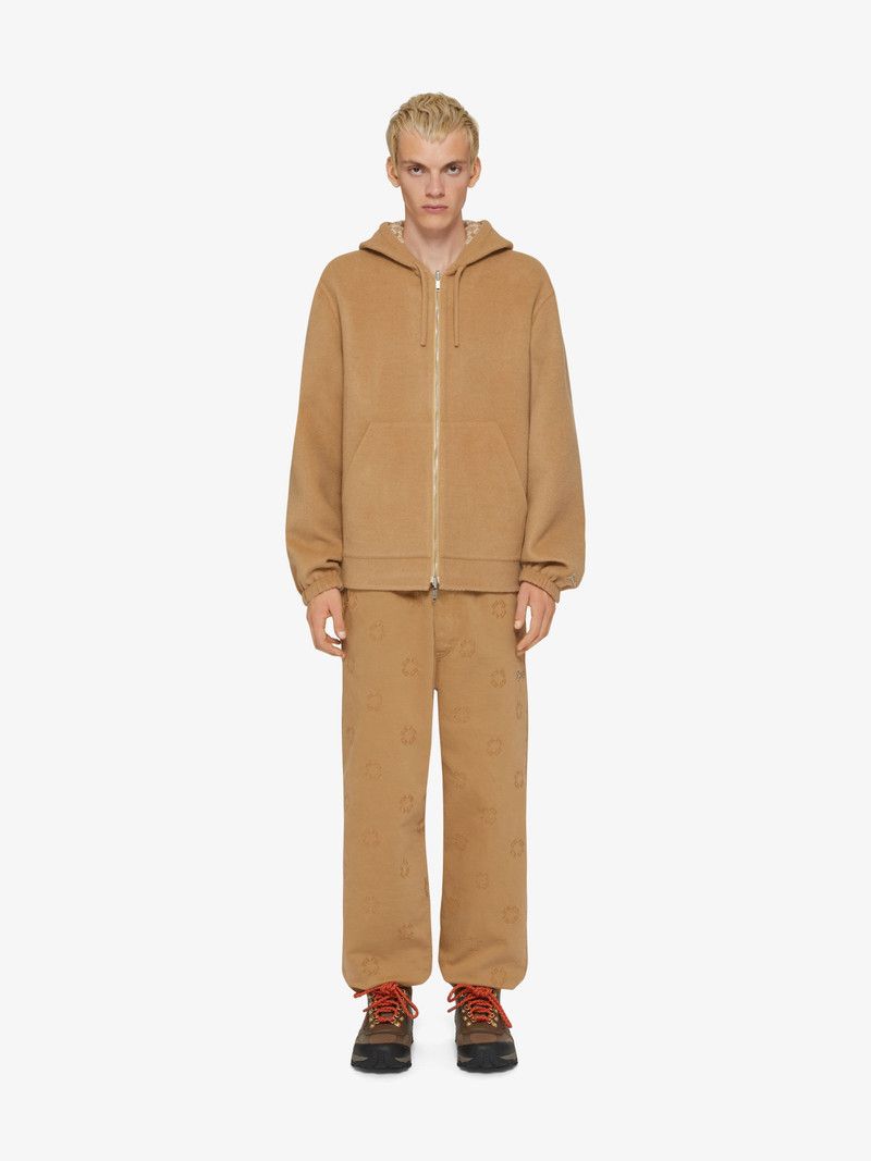 Givenchy o1srvl11e1225 Reversible Zipped Hoodie in Camel Size US XXL / EU 58 / 5 - 2 Thumbnail