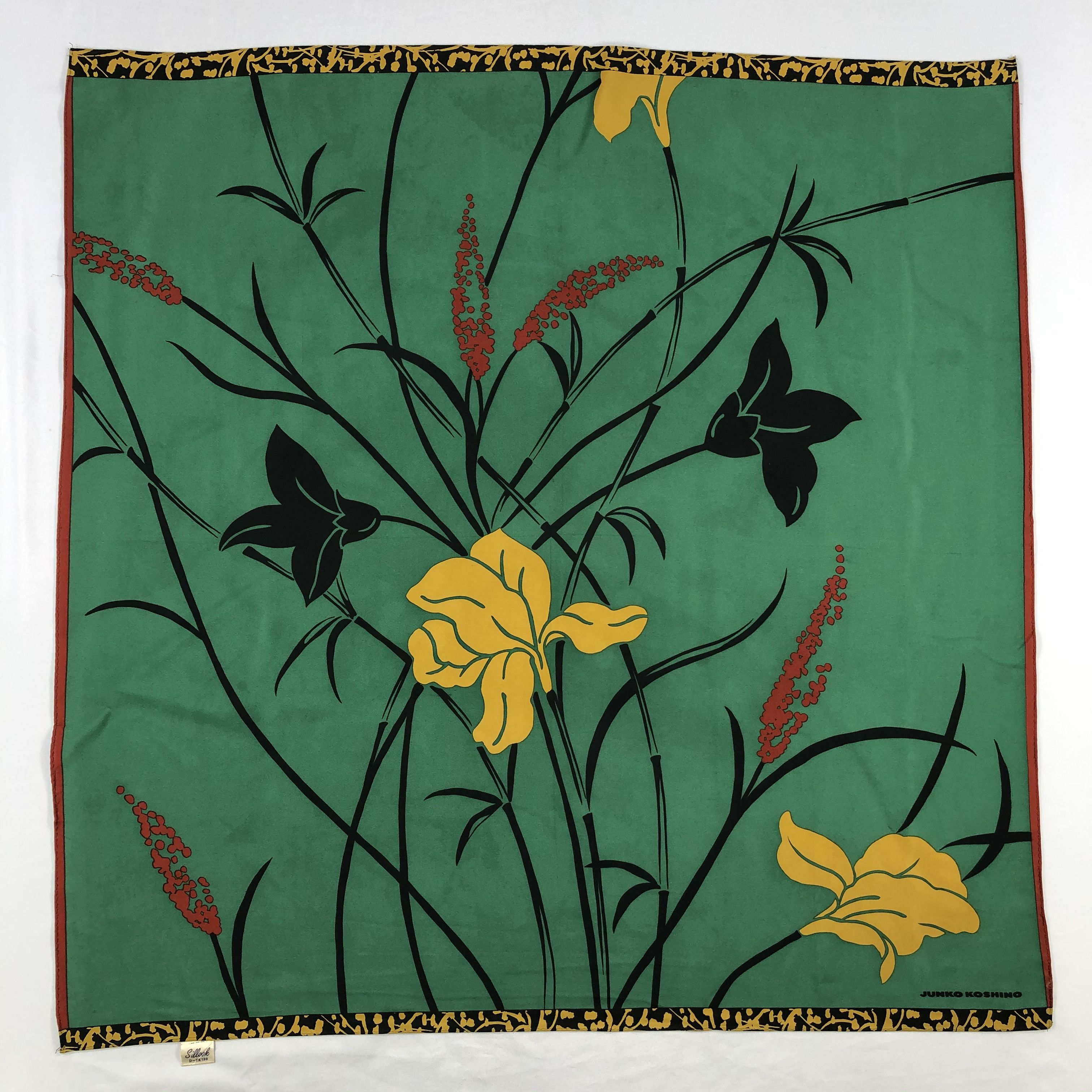 Vintage Vintage Junko Koshino Silk Scarf Size ONE SIZE - 2 Thumbnail