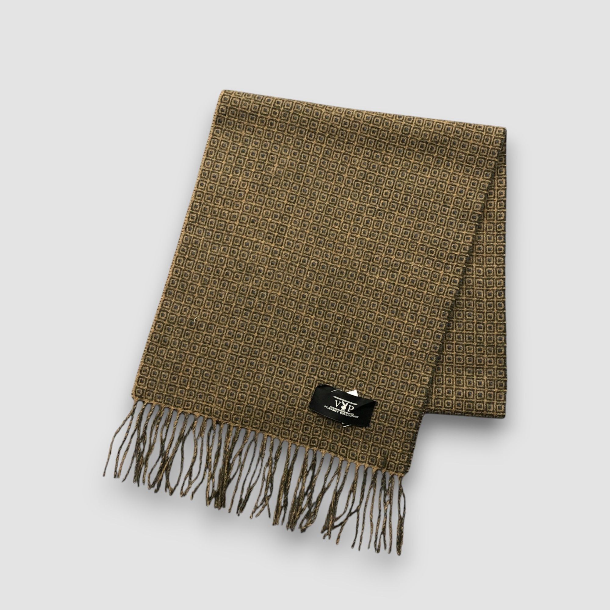 Playboy Vintage Playboy VIP Scarf Muffler Wool Cashmere Scarves Size ONE SIZE - 3 Thumbnail