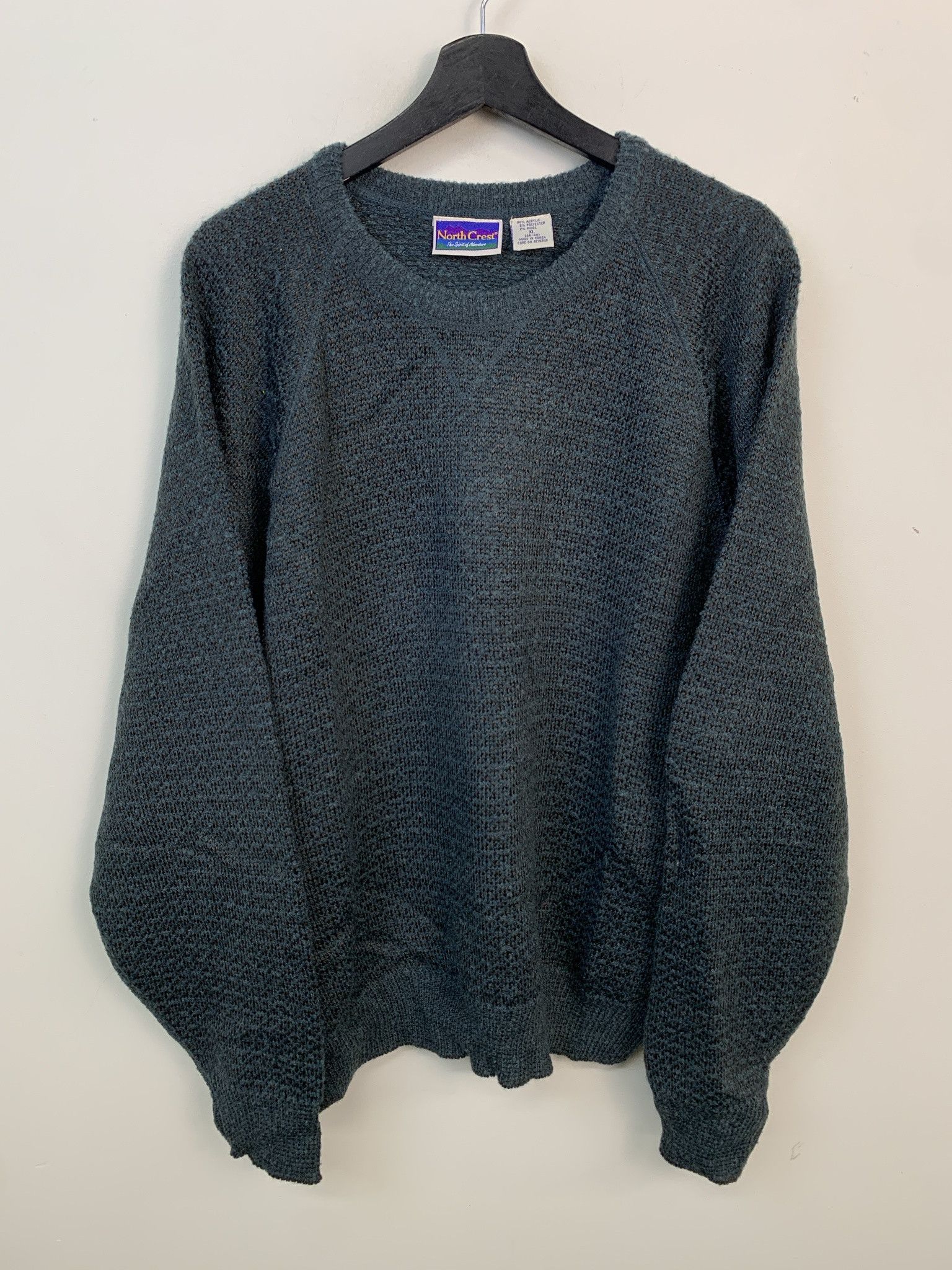 Other Vintage Sweater 1990s Knit Northcrest Heather Blue Knit Sweater Size XL Size US XL / EU 56 / 4 - 1 Thumbnail