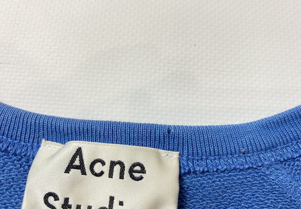 Acne Studios Acne Studios Crewneck Sweatshirt College Face Logo Size S / US 4 / IT 40 - 10 Thumbnail