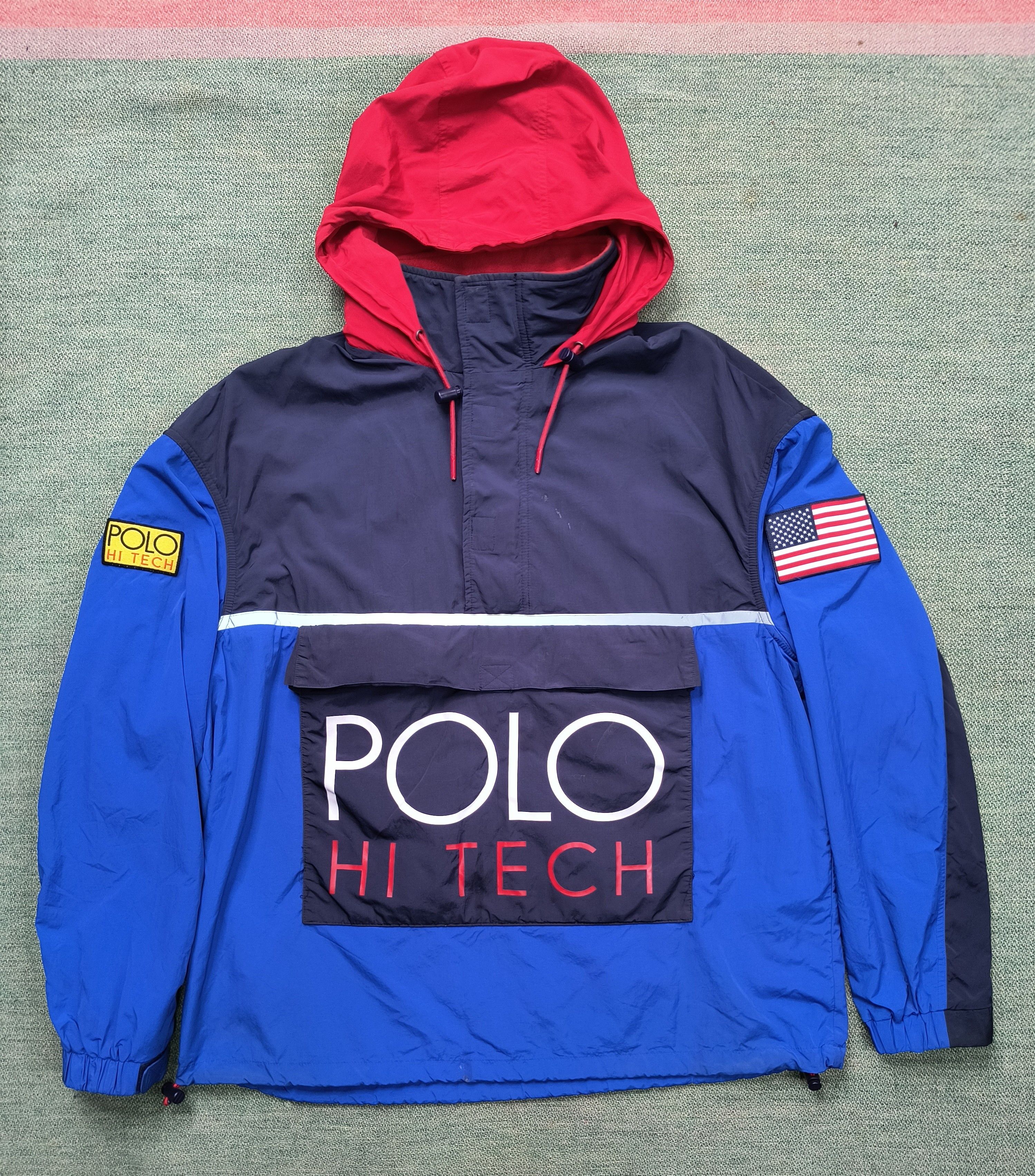 Hi Tec Polo Hi Tech Ralph Lauren pullover windbreaker jacket Size US M / EU 48-50 / 2 - 2 Thumbnail