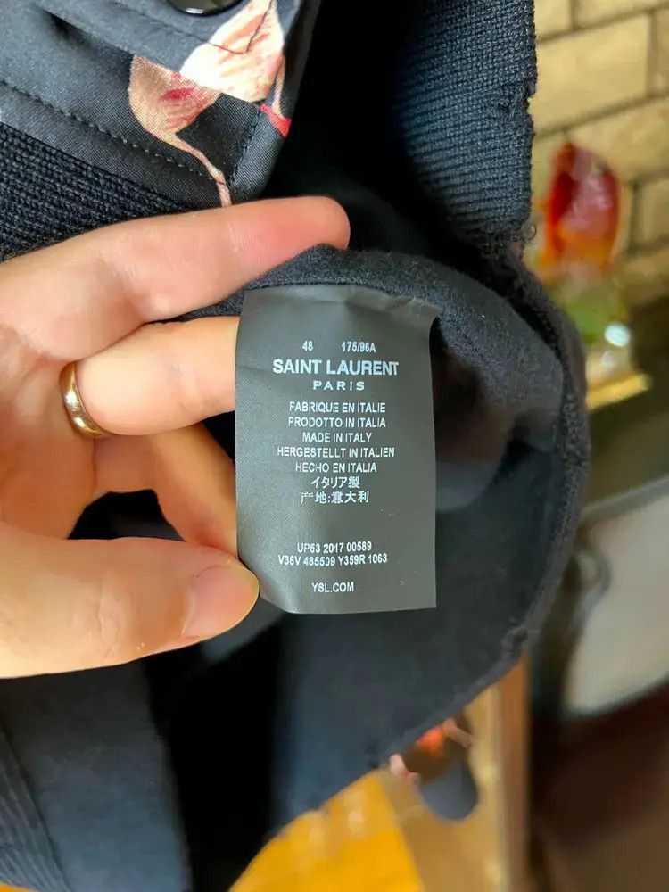 Saint Laurent Paris Saint Laurent Paris Sz 48 Saint Laurent Paris Flamingo Jac Size US M / EU 48-50 / 2 - 5 Thumbnail