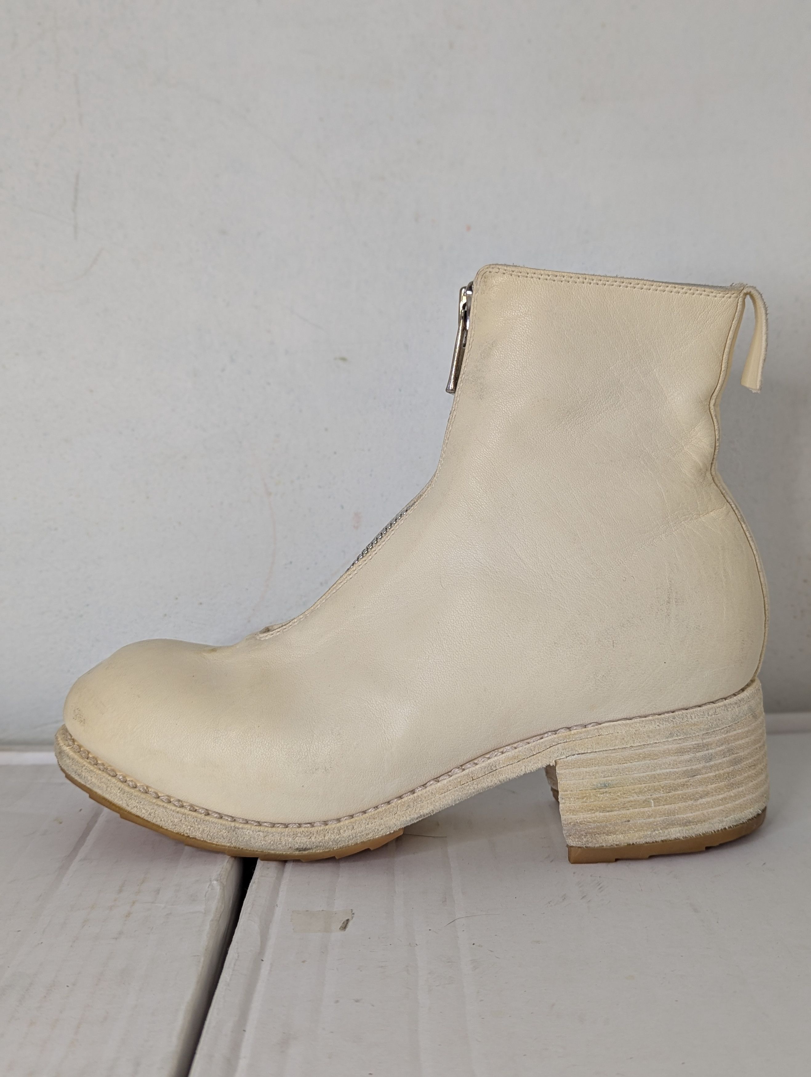 Guidi Guidi PL1 Front-zip Soft Horse Leather Boots US 7/7.5 Size US 7.5 / IT 37.5 - 3 Thumbnail