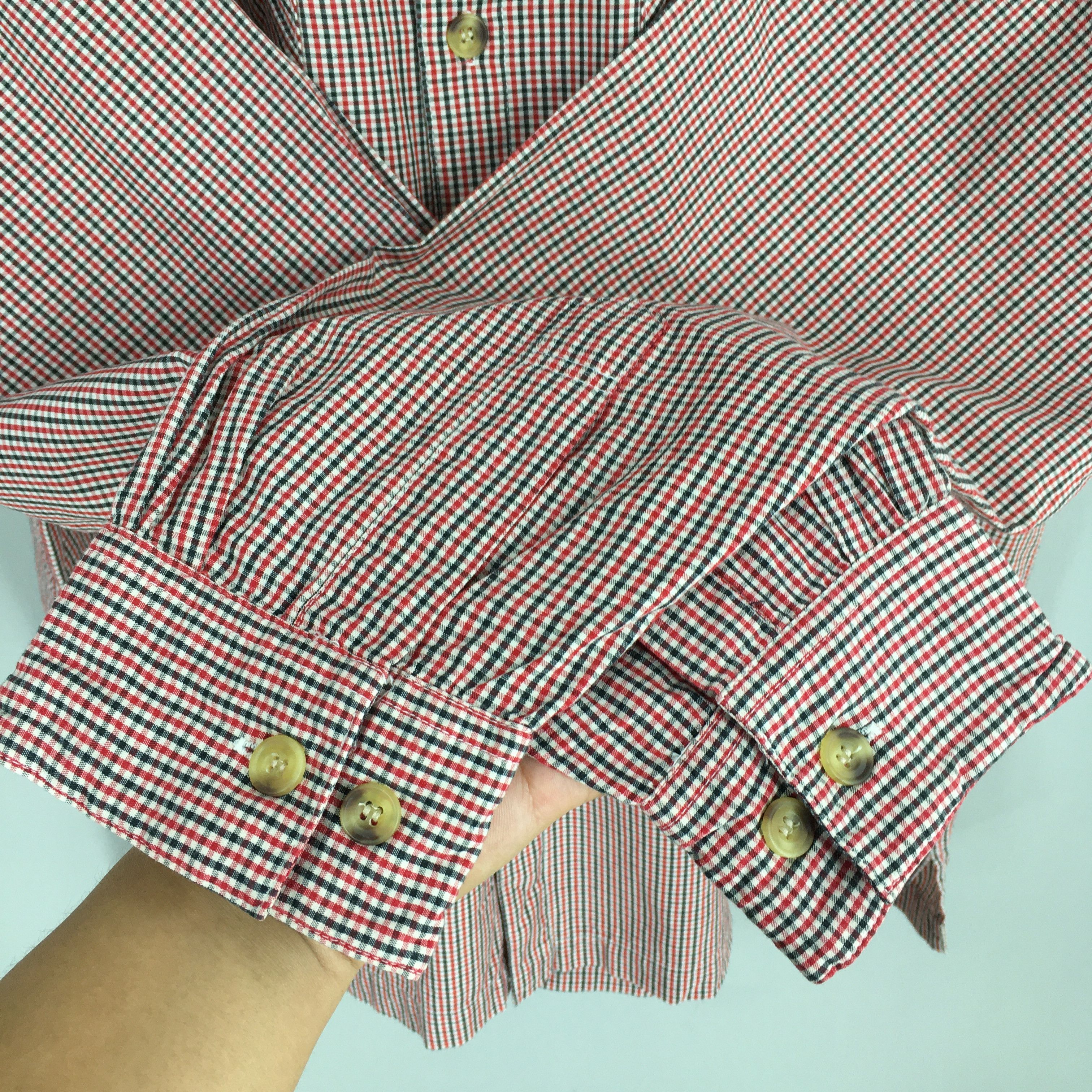 Vans × Vintage Vintage 90s Vans Plaid Checkered Flannel Shirt L Size US L / EU 52-54 / 3 - 5 Thumbnail