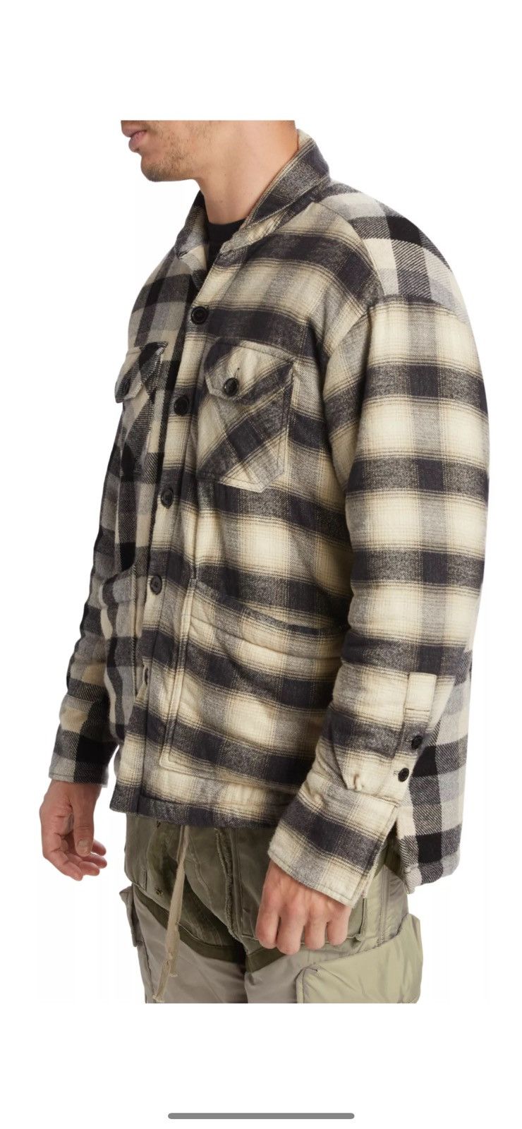 Greig Lauren men’s shearling overshirt. 4/XL. $1400
