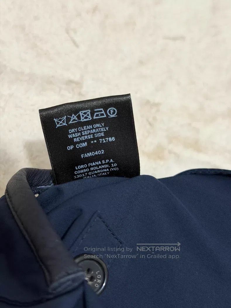 Loro Piana Loro Piana Hooded Windbreaker Jacket, Deep Blue, Single La Size US S / EU 44-46 / 1 - 4 Thumbnail