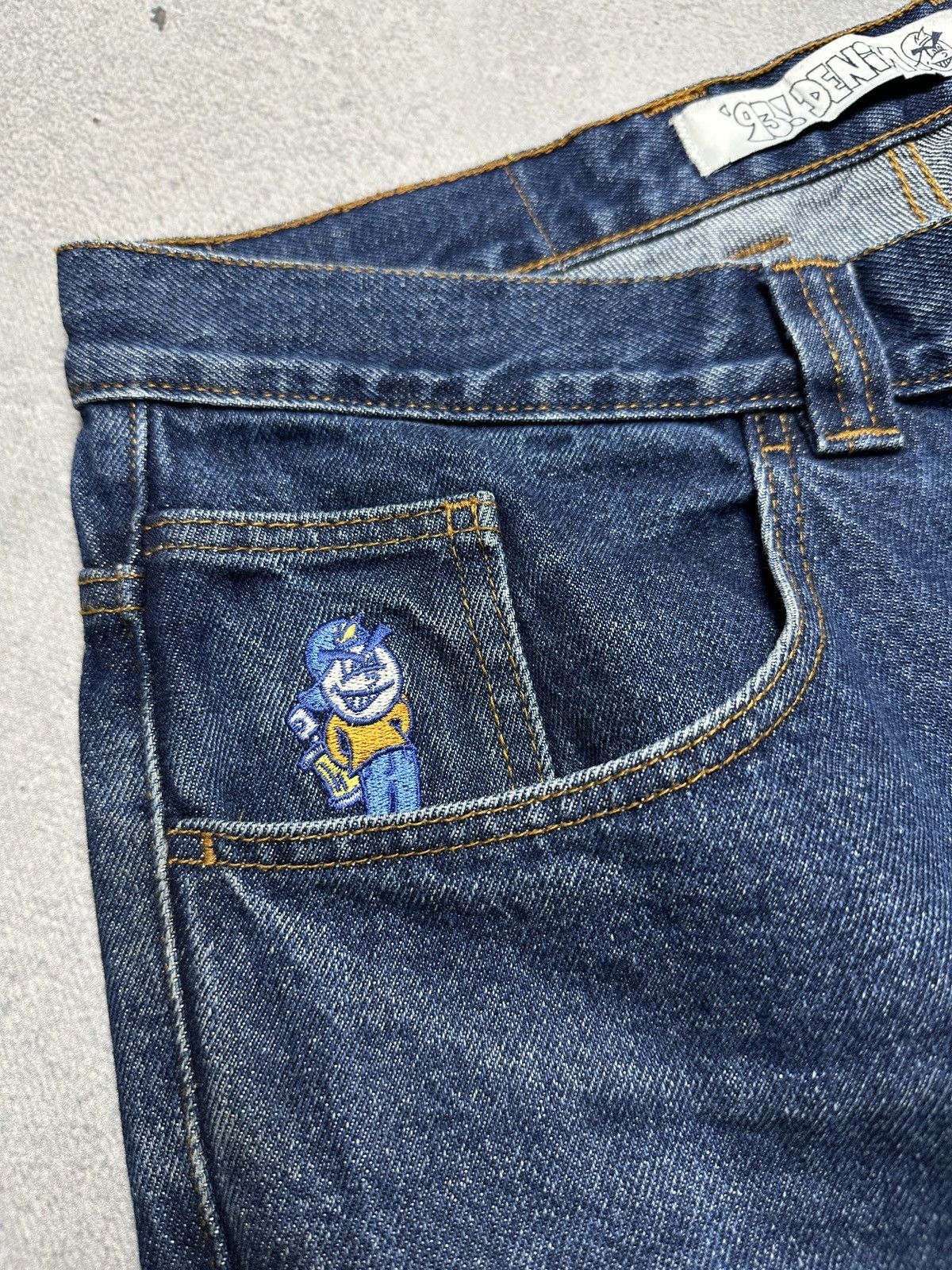 If Six Was Nine Polar Skate Co 93! Denim Rap Jeans Hype y2k Vintage 32x32 Size US 32 / EU 48 - 4 Thumbnail