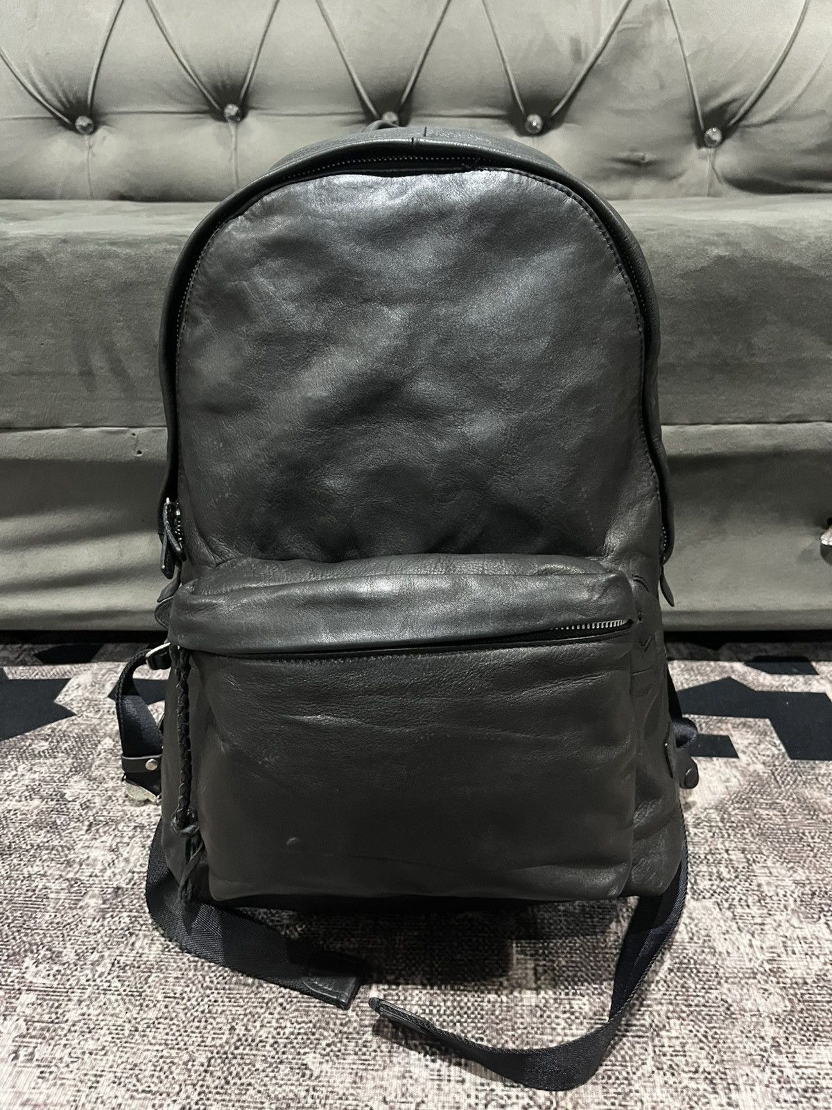 Japanese Brand Authentic Brand P.i.d Leather Backpack Size ONE SIZE - 2 Thumbnail