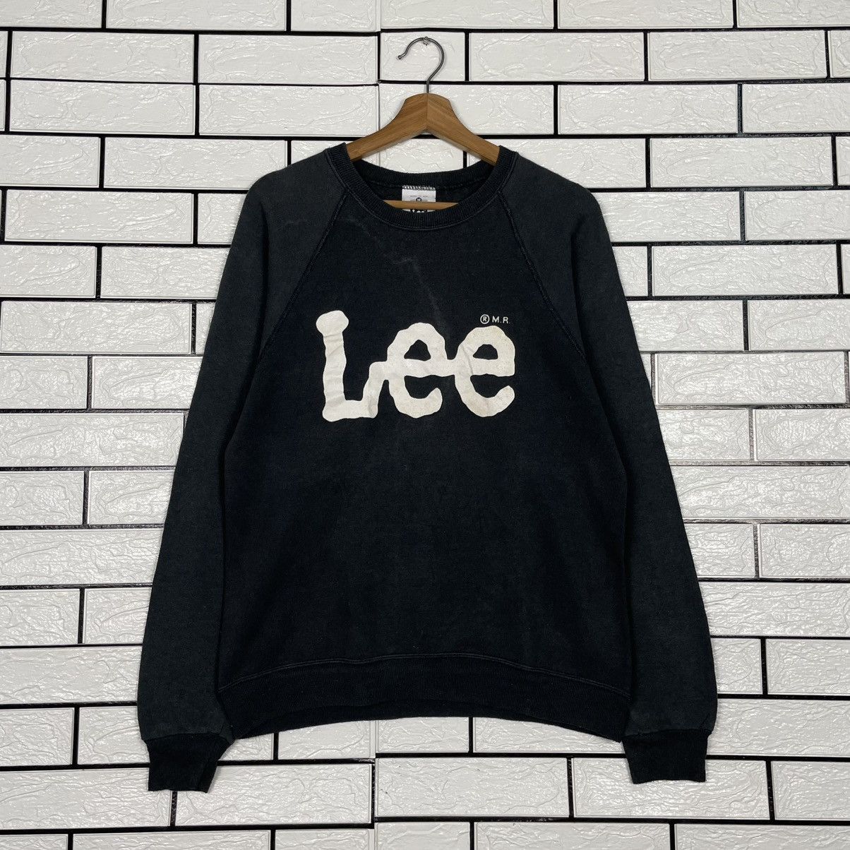 Lee Vintage 80s Lee Big Logo Sweatshirt Made In USA Size US M / EU 48-50 / 2 - 1 Thumbnail