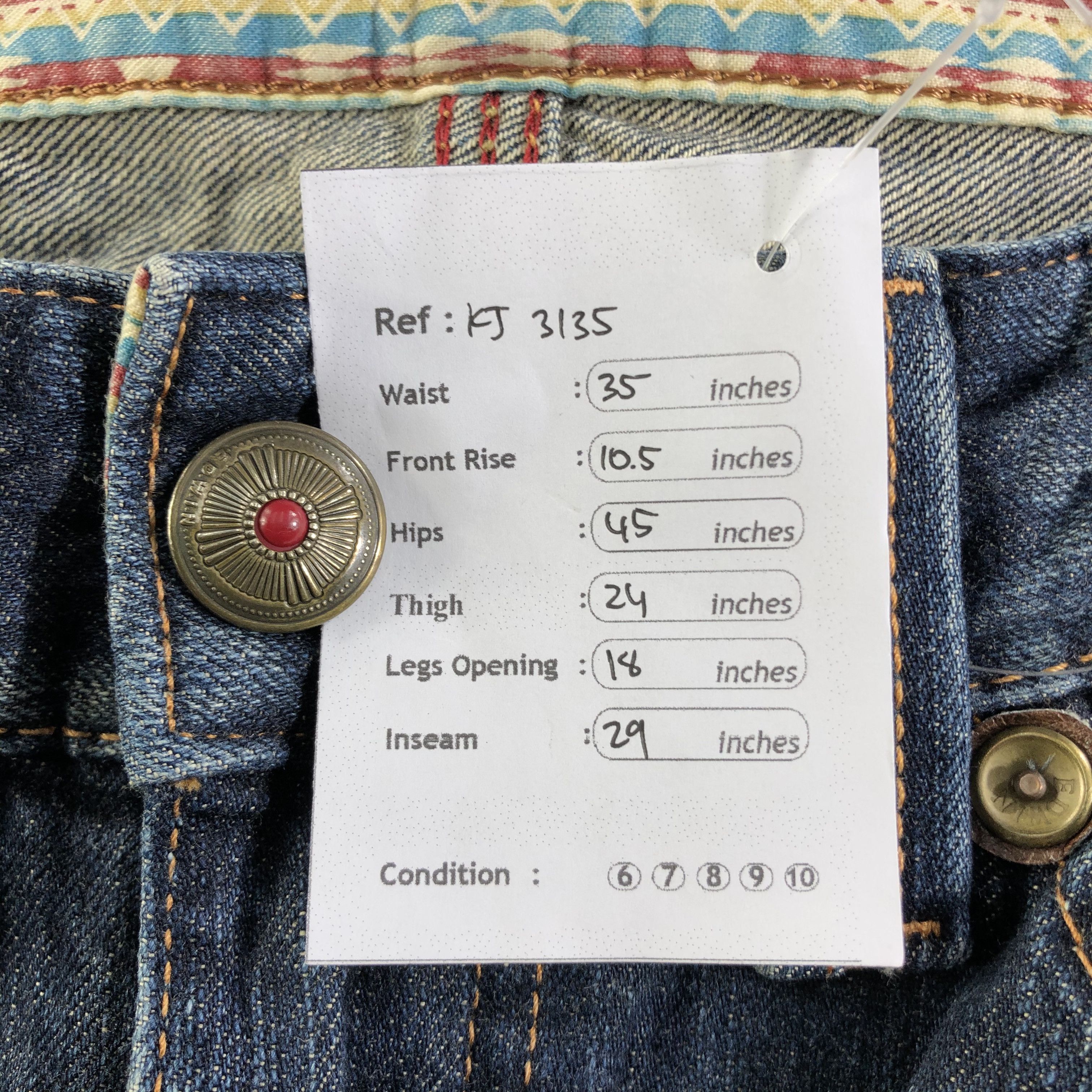 Edwin Edwin XV Jeans Faded Blue Denim KJ3135 Size US 32 / EU 48 - 11 Thumbnail