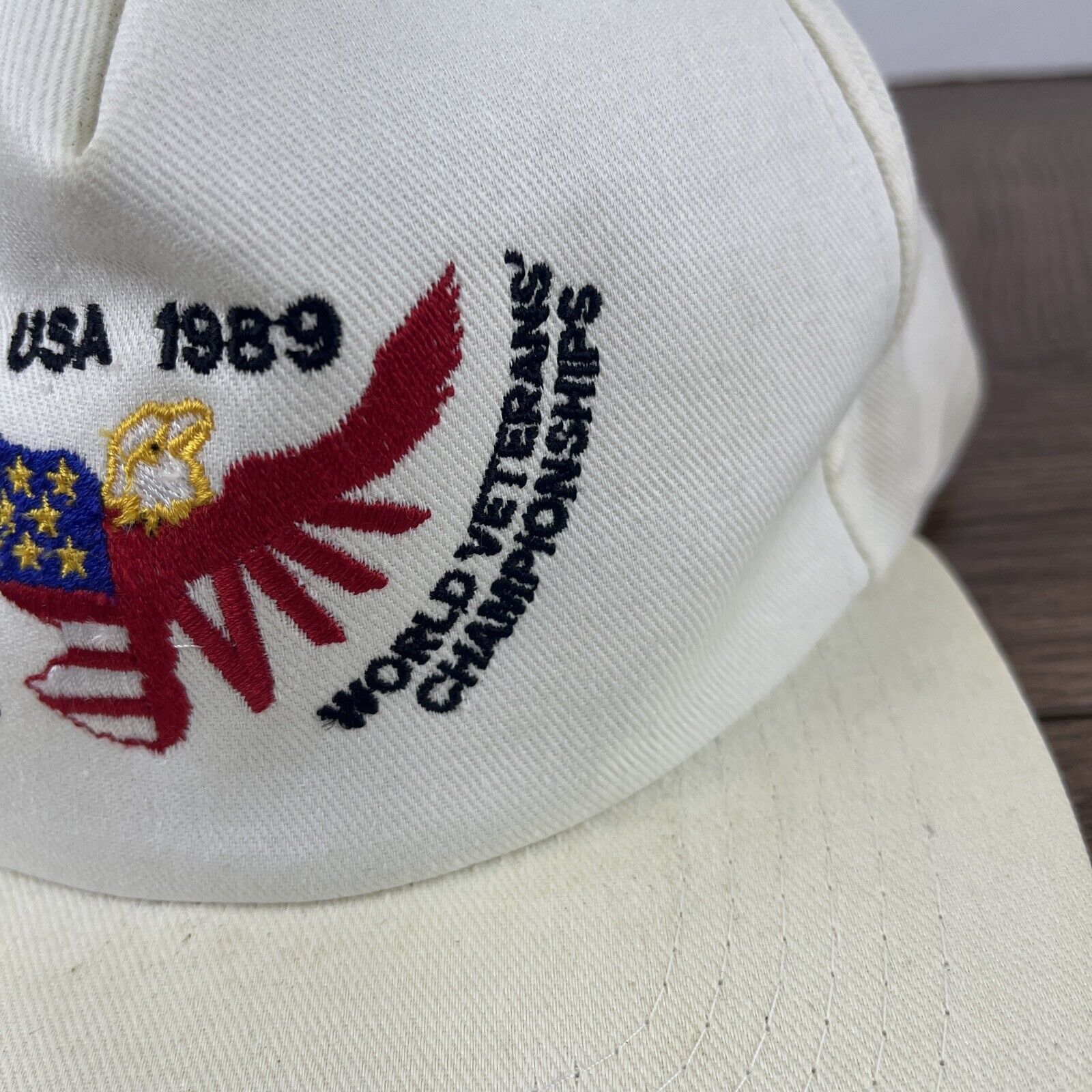 Other 1989 World Veterans Championships Hat Springfield Adjustable Size ONE SIZE - 7 Thumbnail