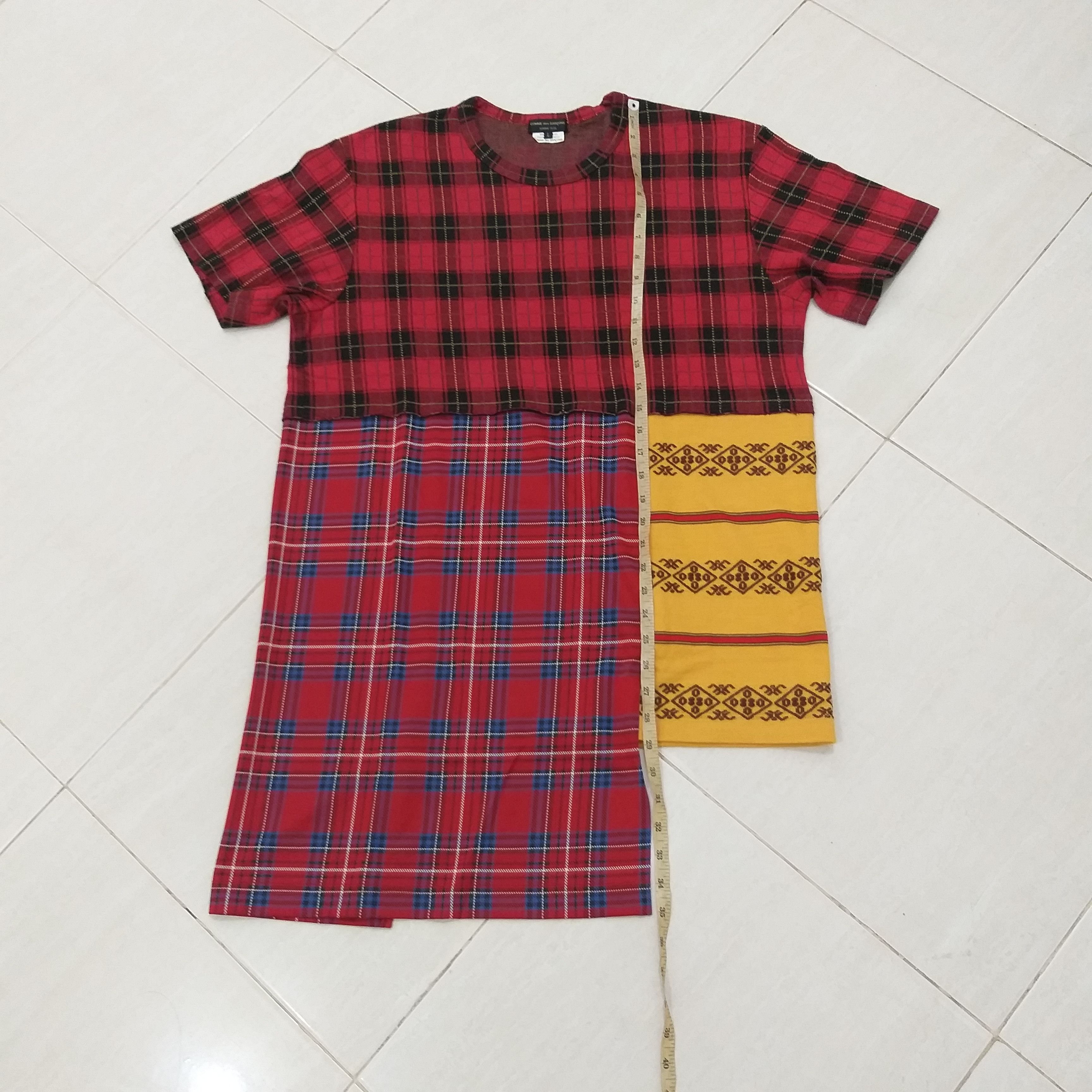 Comme des Garcons Homme Plus Comme Des Garcons Homme Plus Patchwork T-Shirt Size US L / EU 52-54 / 3 - 8 Thumbnail