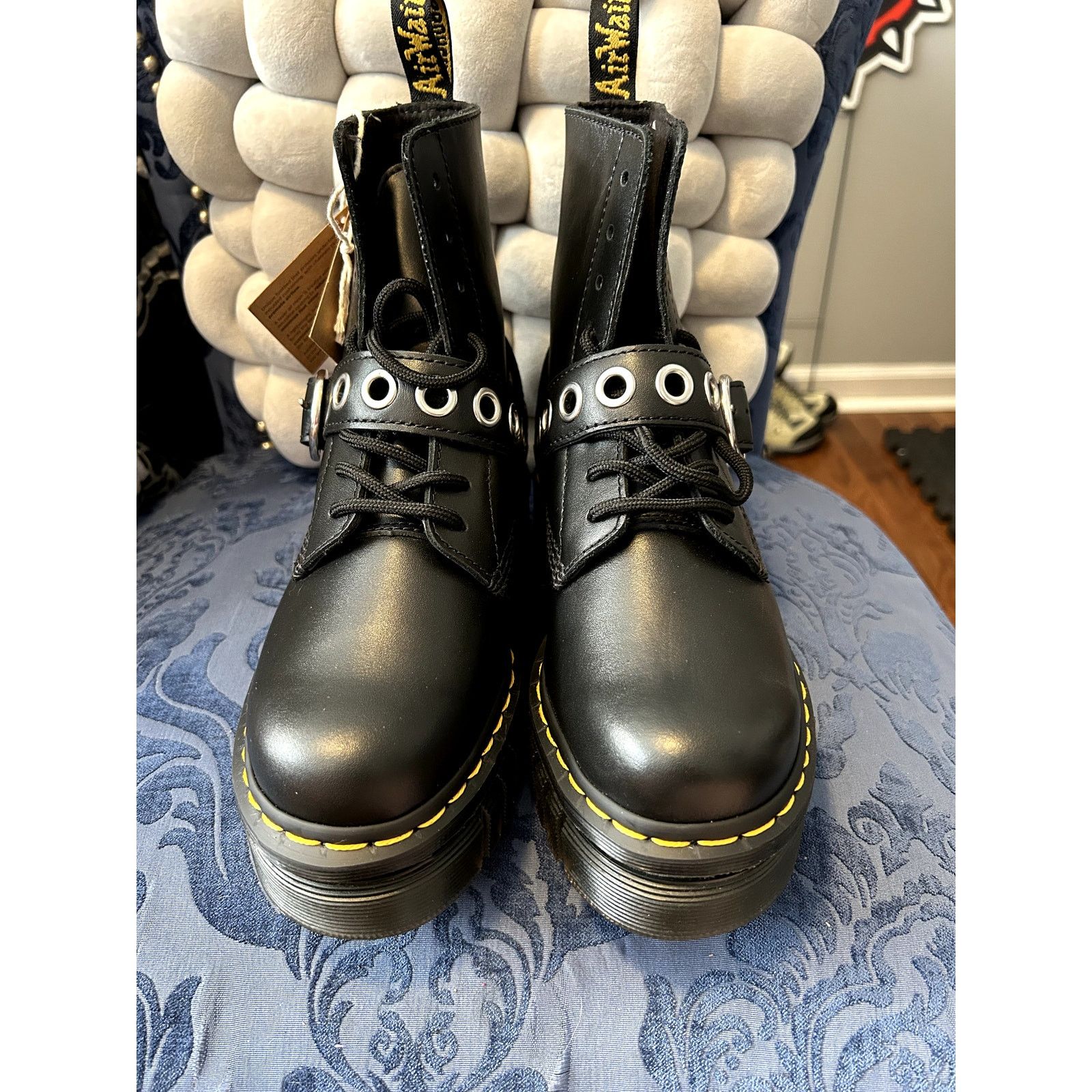 Dr. Martens Dr Martens Audrick Hardware Platform Boots Size 8/EU 39 NWT Size US 8 / IT 38 - 3 Thumbnail