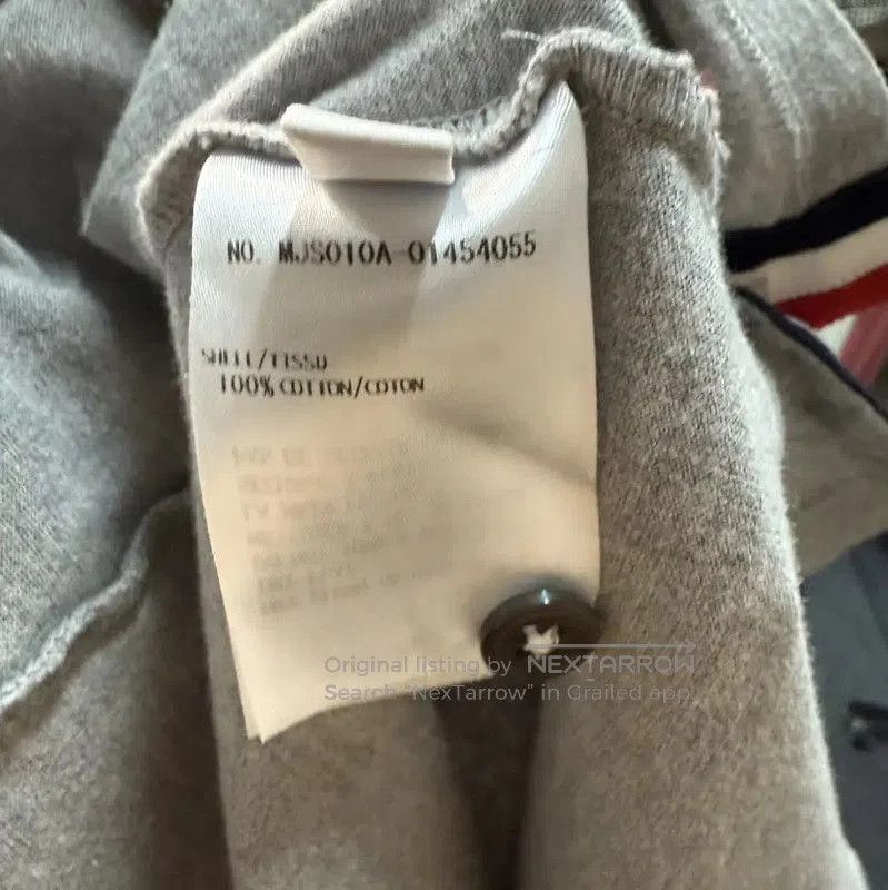 Thom Browne Thom Browne Grey Cotton Women's T-Shirt . Size M / US 6-8 / IT 42-44 - 4 Thumbnail
