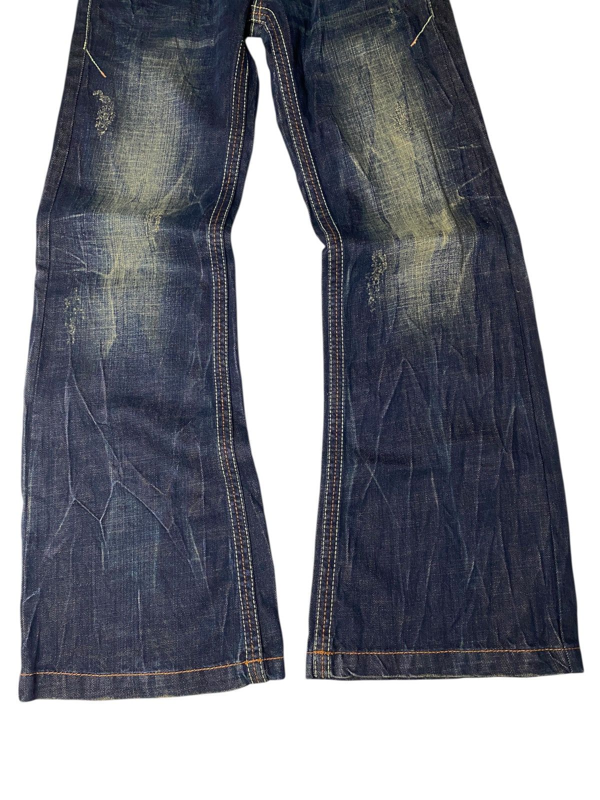 If Six Was Nine 2000's D.I.A Mudwash Clawmark Flared Jeans Size US 26 / EU 42 - 5 Thumbnail
