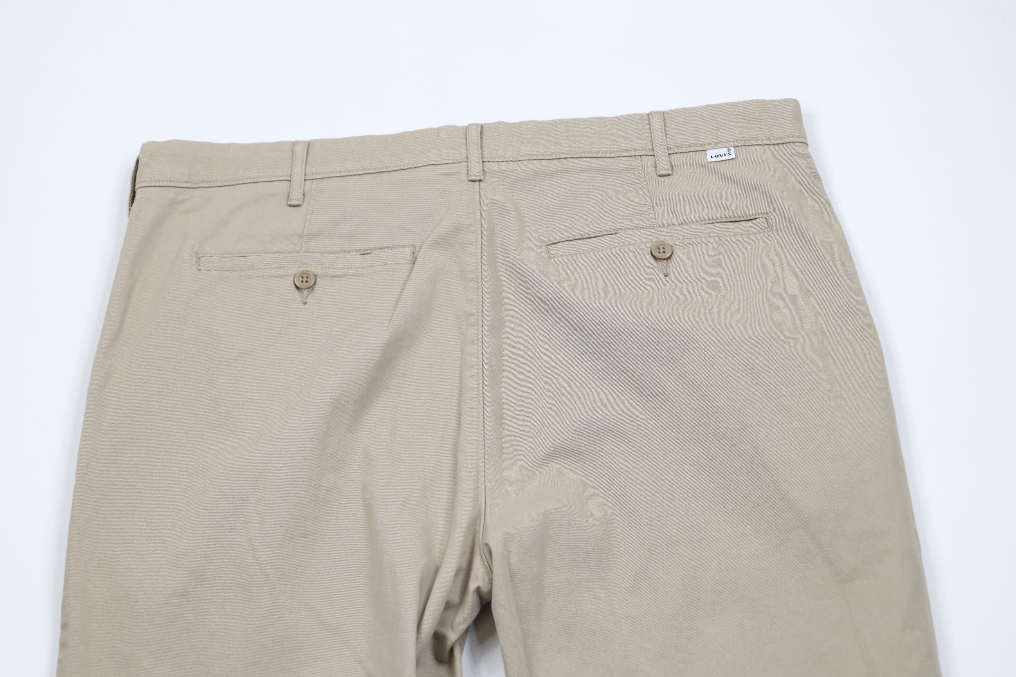 Levi's × Vintage Vintage Y2K Levis Relaxed Wide Leg Chino Pants Beige Size US 40 / EU 56 - 10 Thumbnail