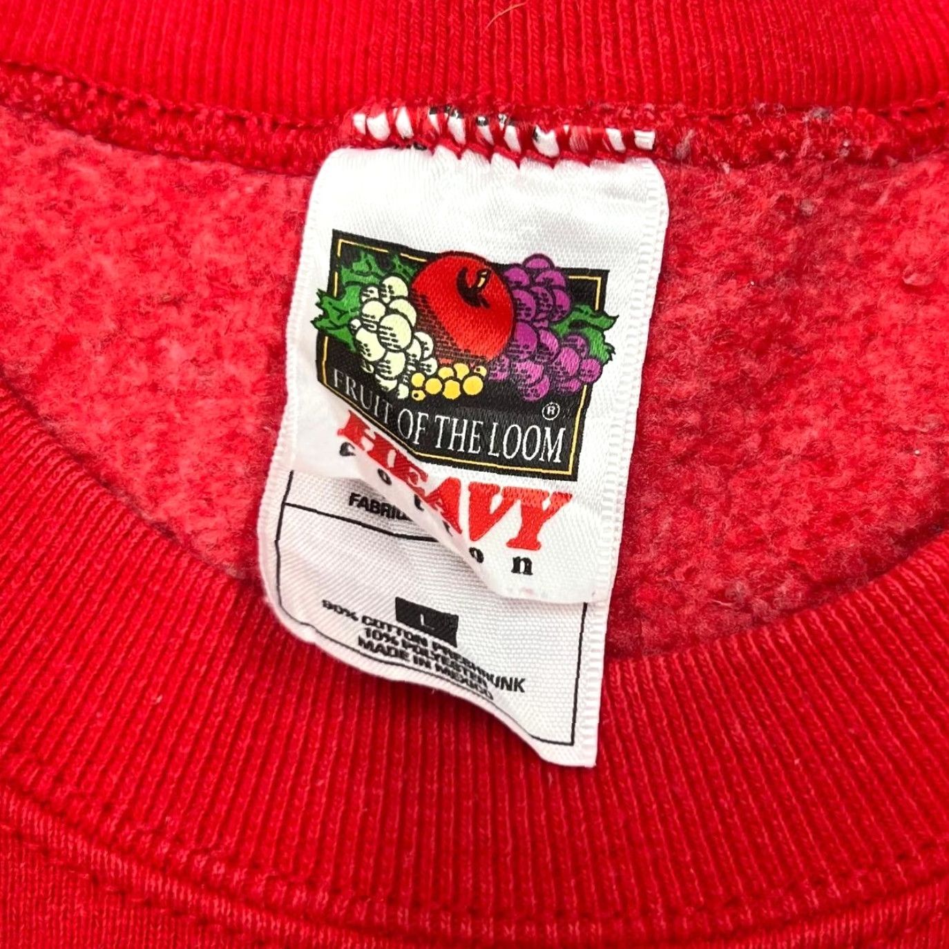 Fruit Of The Loom VINTAGE Wisconsin Badgers Rose Bowl 2000 College Embroidered Sweatshirt L Red Men Pullover Crewneck Iowa? Size US L / EU 52-54 / 3 - 4 Thumbnail