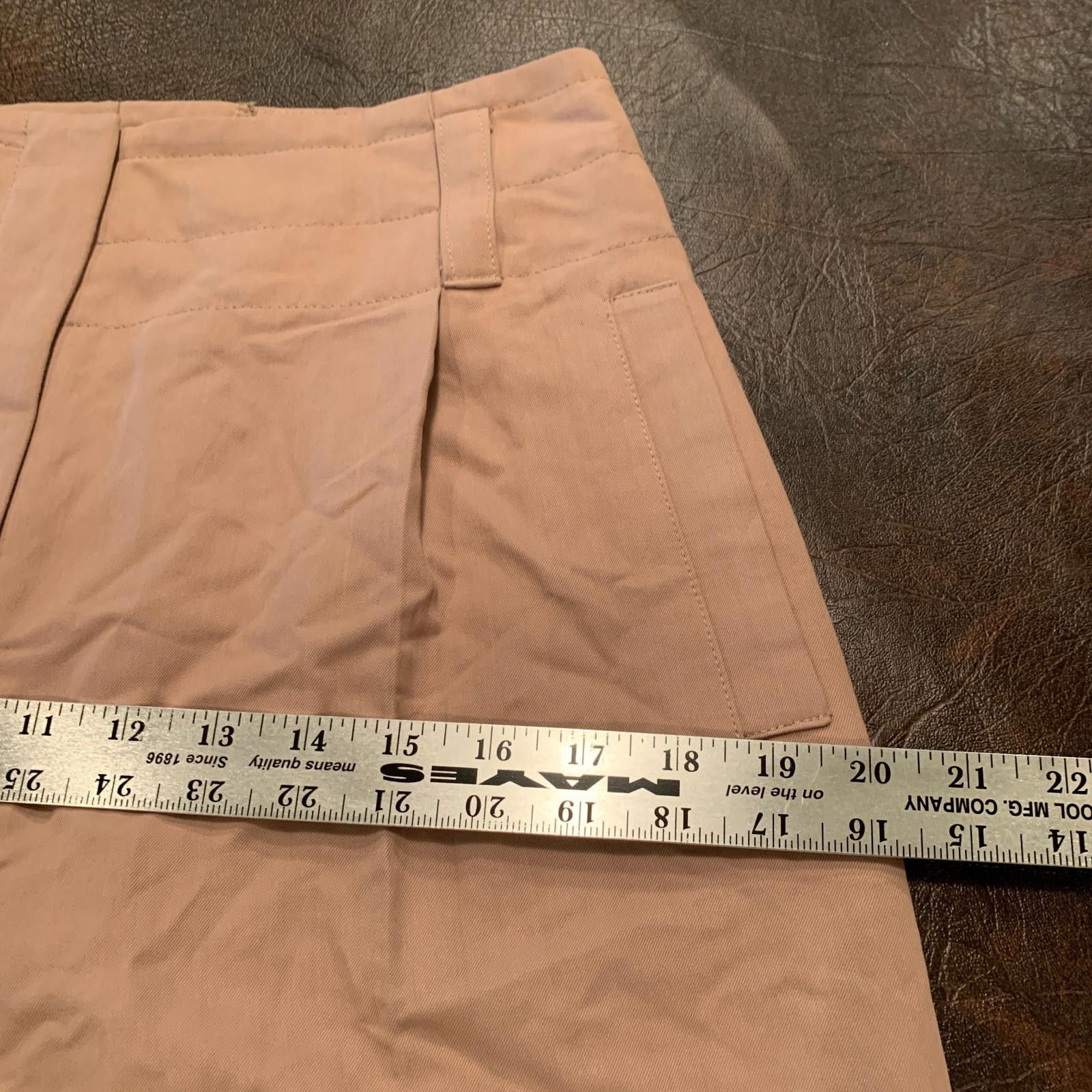 The Unbranded Brand Vintage 80s WOMENS Tan Wide/High Waisted Pants (249) Size 28" / US 6 / IT 42 - 10 Thumbnail