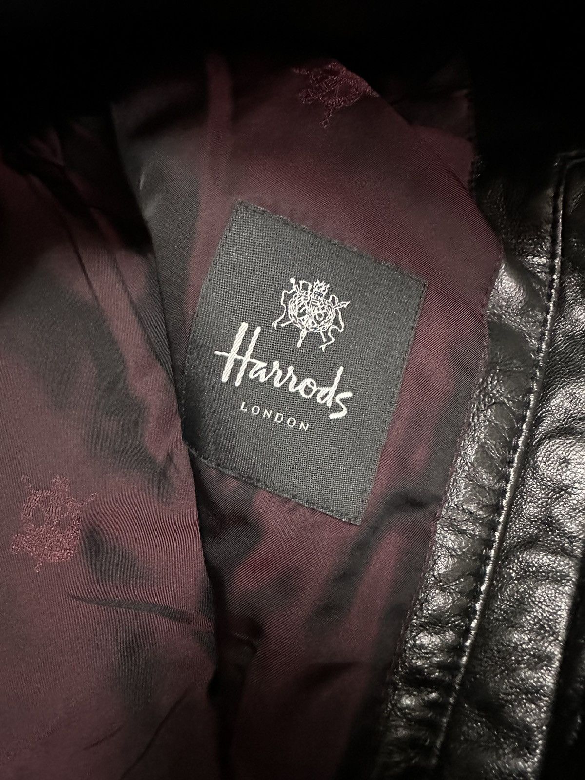 Harrods Harrods leather utility jacket Size US S / EU 44-46 / 1 - 6 Thumbnail