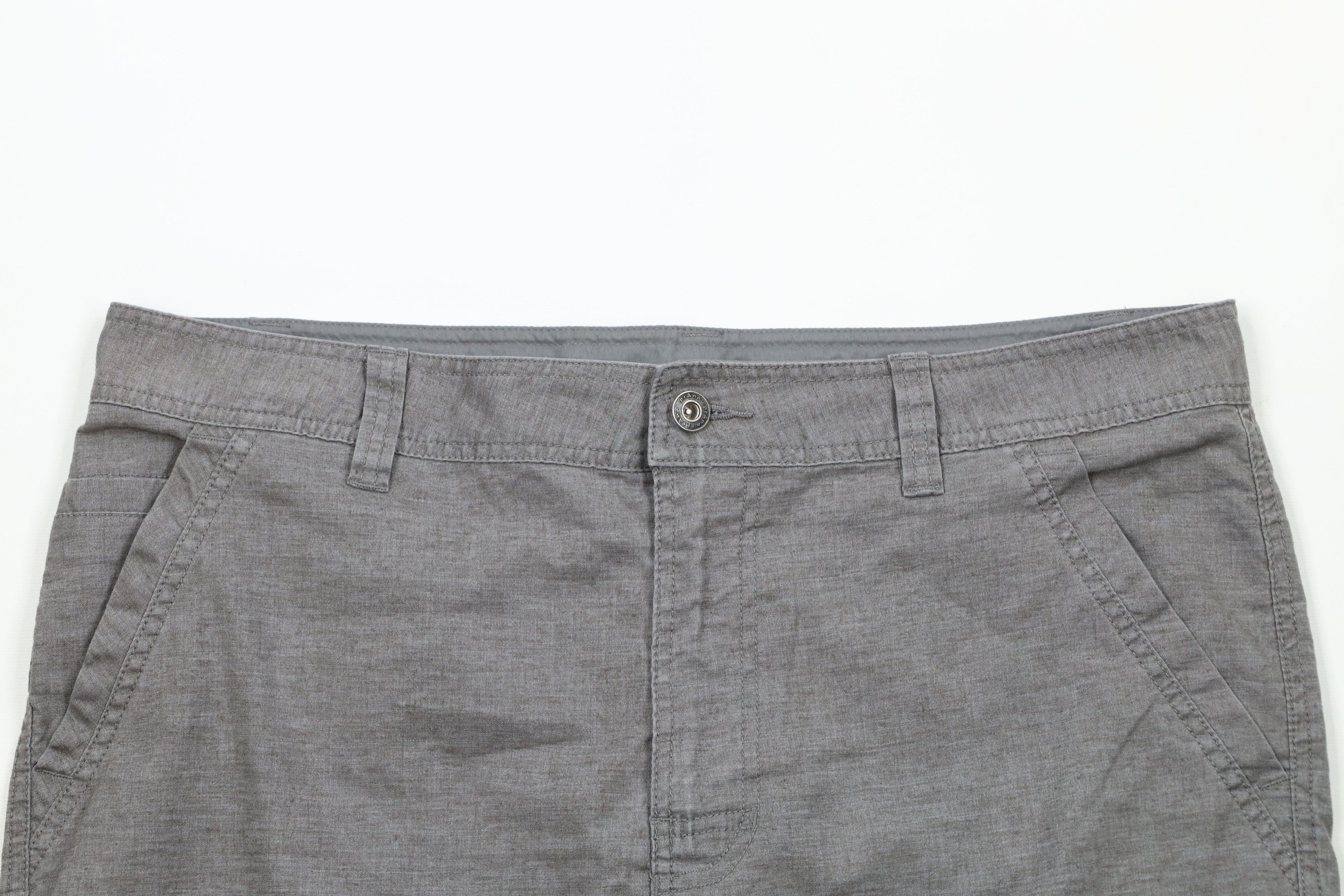 Prana × Vintage prAna Front Hiking Climbing Trail Shorts Heather Gray 11" Size US 44 / EU 60 - 2 Thumbnail