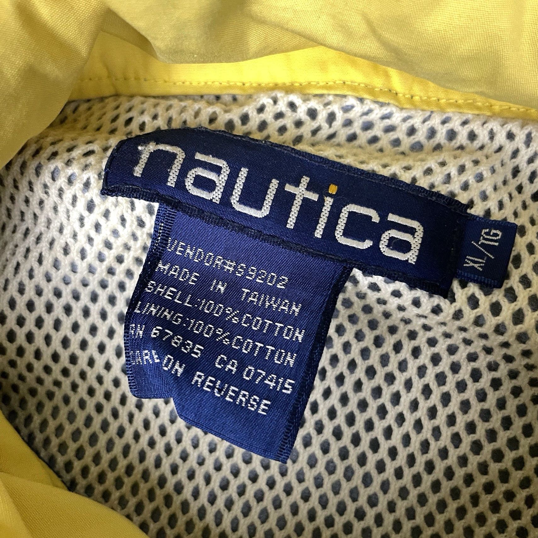 Nautica VINTAGE Nautica Jacket Adult XL Blue Logo 1992 Americas Cup Sailing Windbreaker Windbreaker Jacket XL Blue Logo Nautica Mens 90s Nautical Outdoor USA Size US XL / EU 56 / 4 - 7 Thumbnail