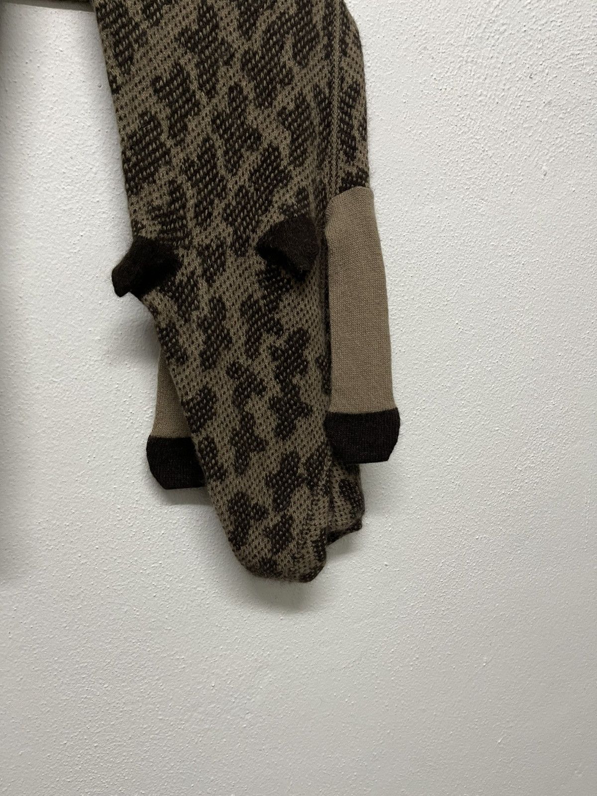 Issey Miyake 90s ISSEY MIYAKE WOOL SCARF RARE DESIGN Size ONE SIZE - 4 Thumbnail