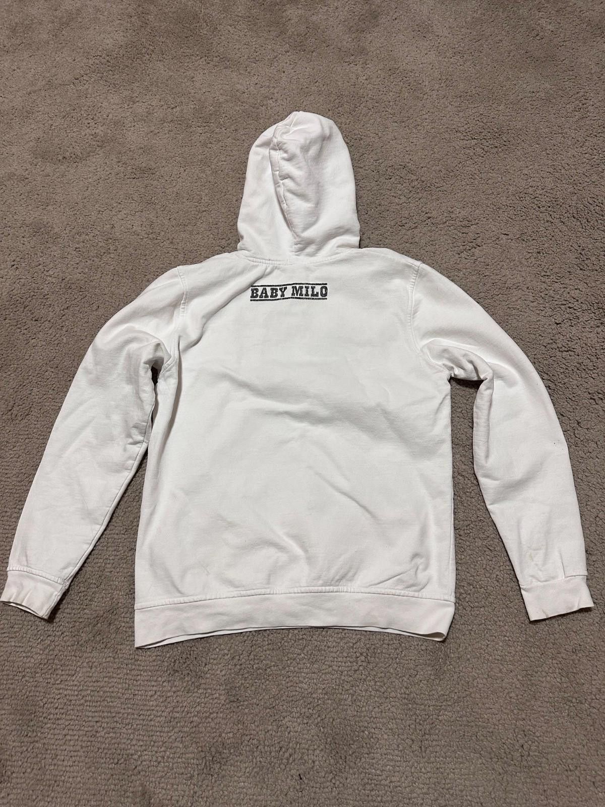 Other Baby Milo Vintage Unisex Hoodie White Size M Size US M / EU 48-50 / 2 - 8 Thumbnail