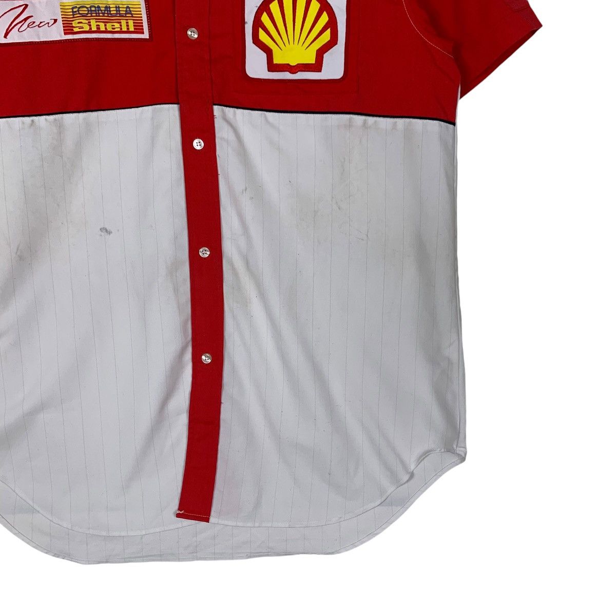 Formula 1 Vintage SHELL Work Shirt #1319-C59 Size US M / EU 48-50 / 2 - 4 Thumbnail