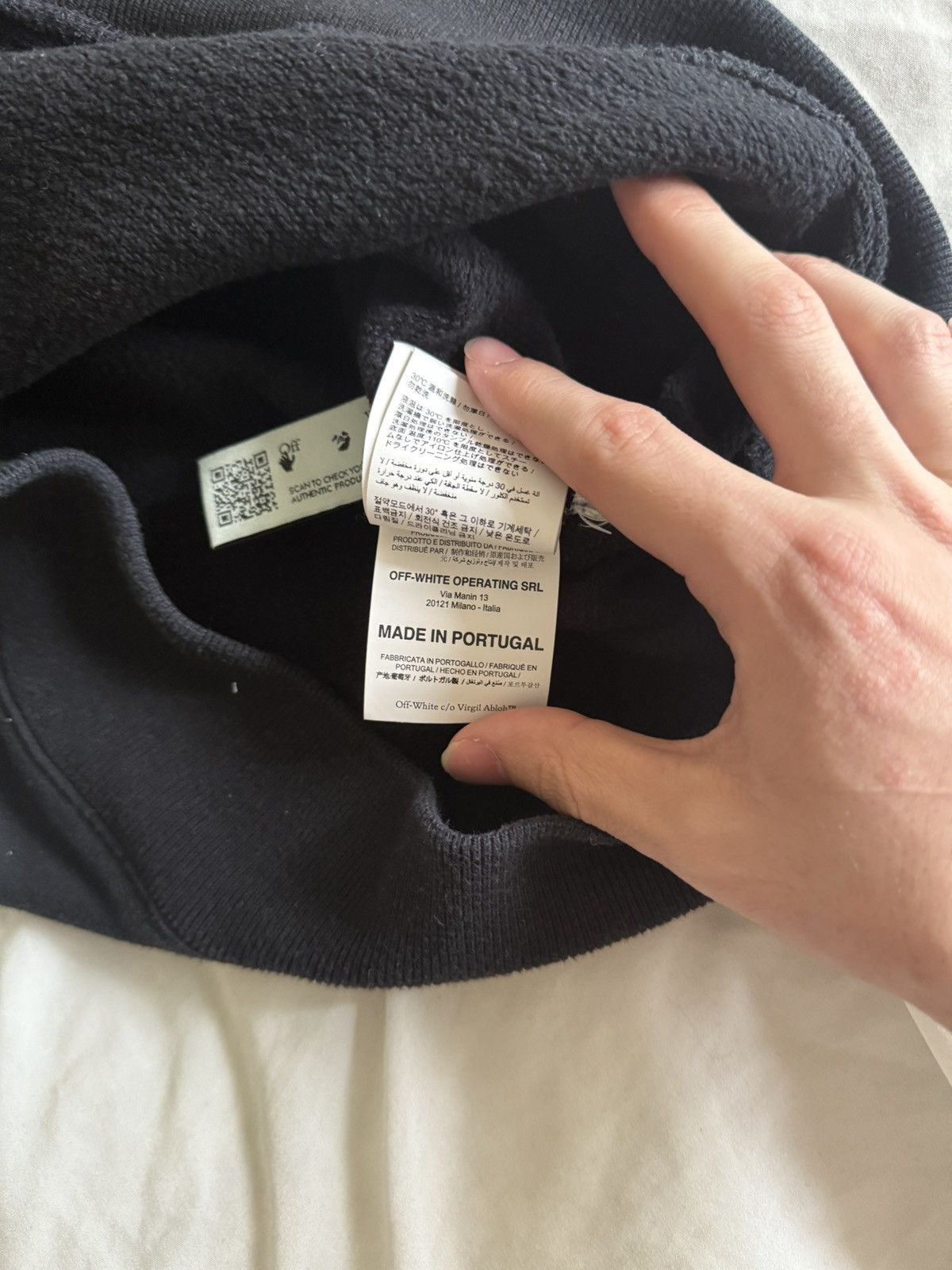 Off-White Off White Pivot Fish Hoodie Size US S / EU 44-46 / 1 - 6 Thumbnail