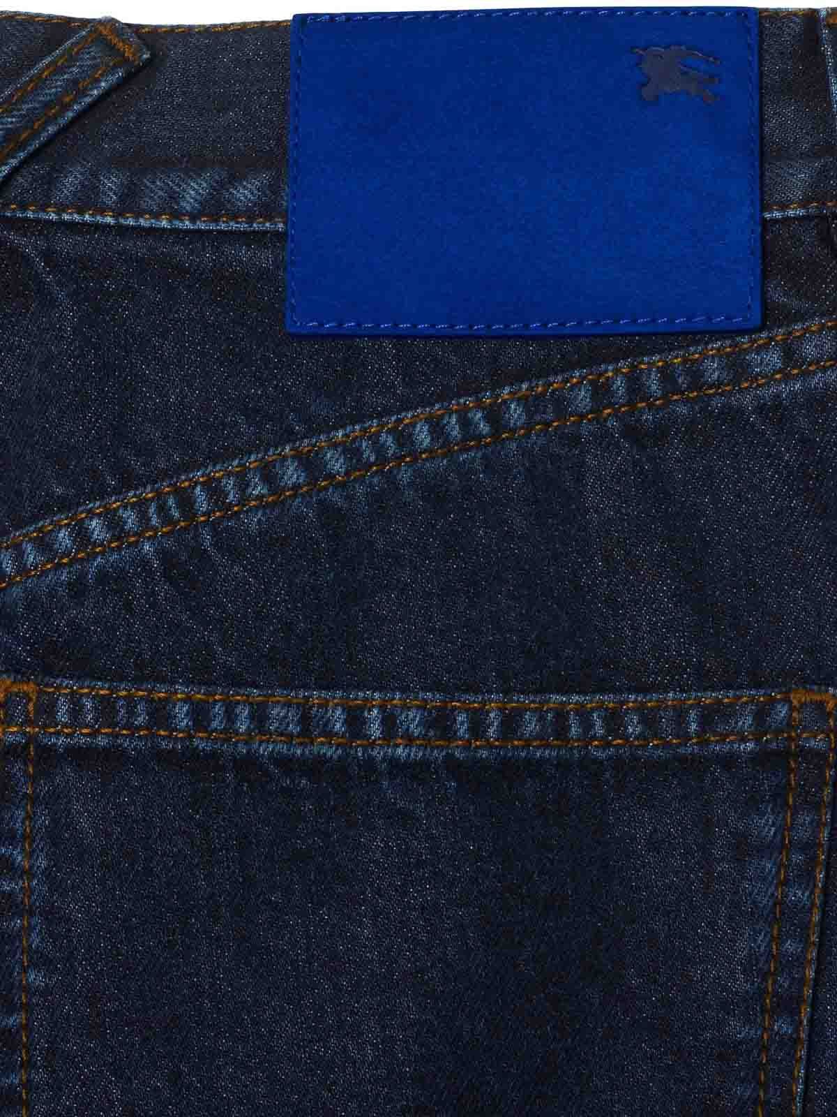 Burberry o1w1db10326 Flared Denim Jeans in Indigo Blue Size 29" - 5 Thumbnail