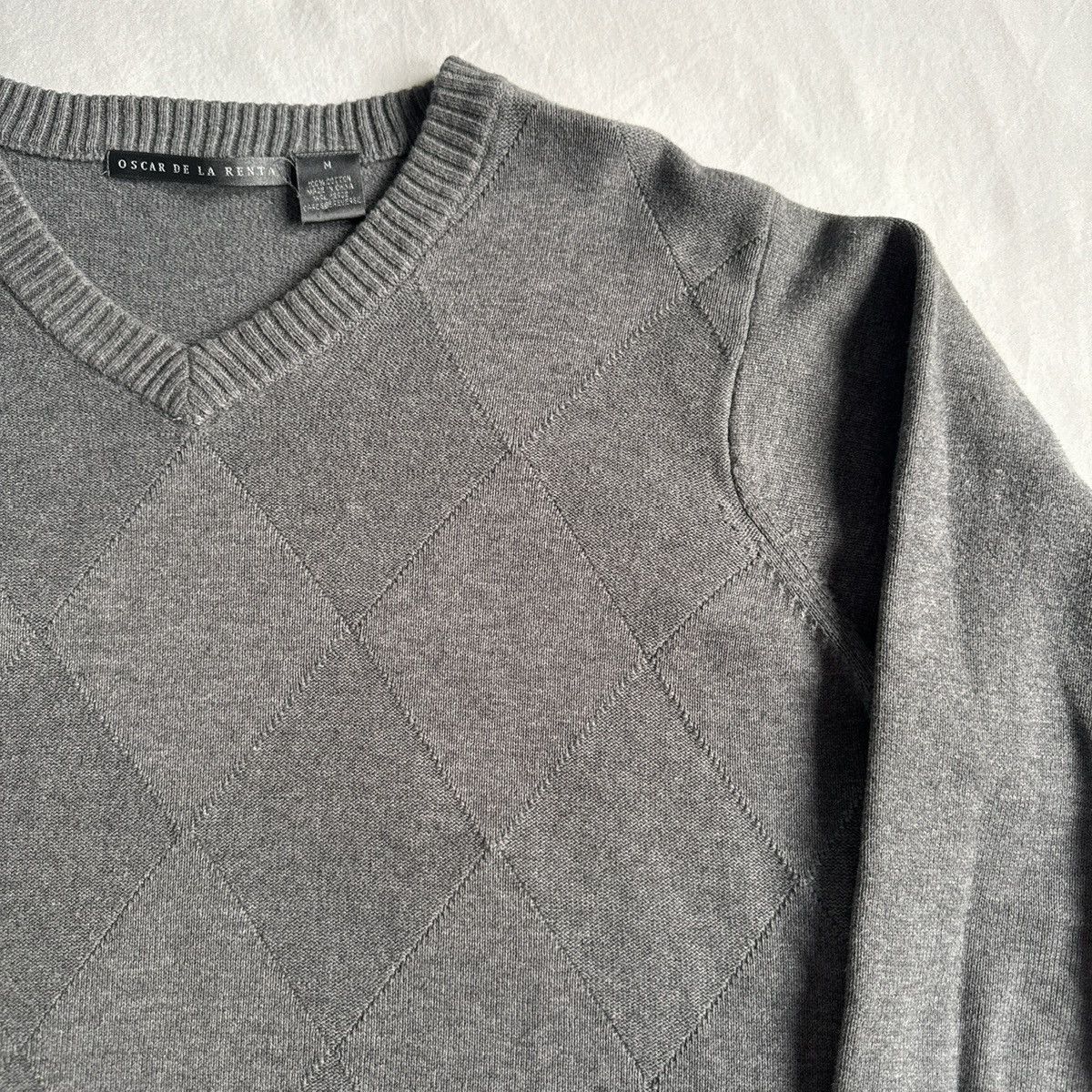 Oscar De La Renta Oscar De La Renta Men’s Knit Sweater Grey Medium Size US M / EU 48-50 / 2 - 3 Thumbnail