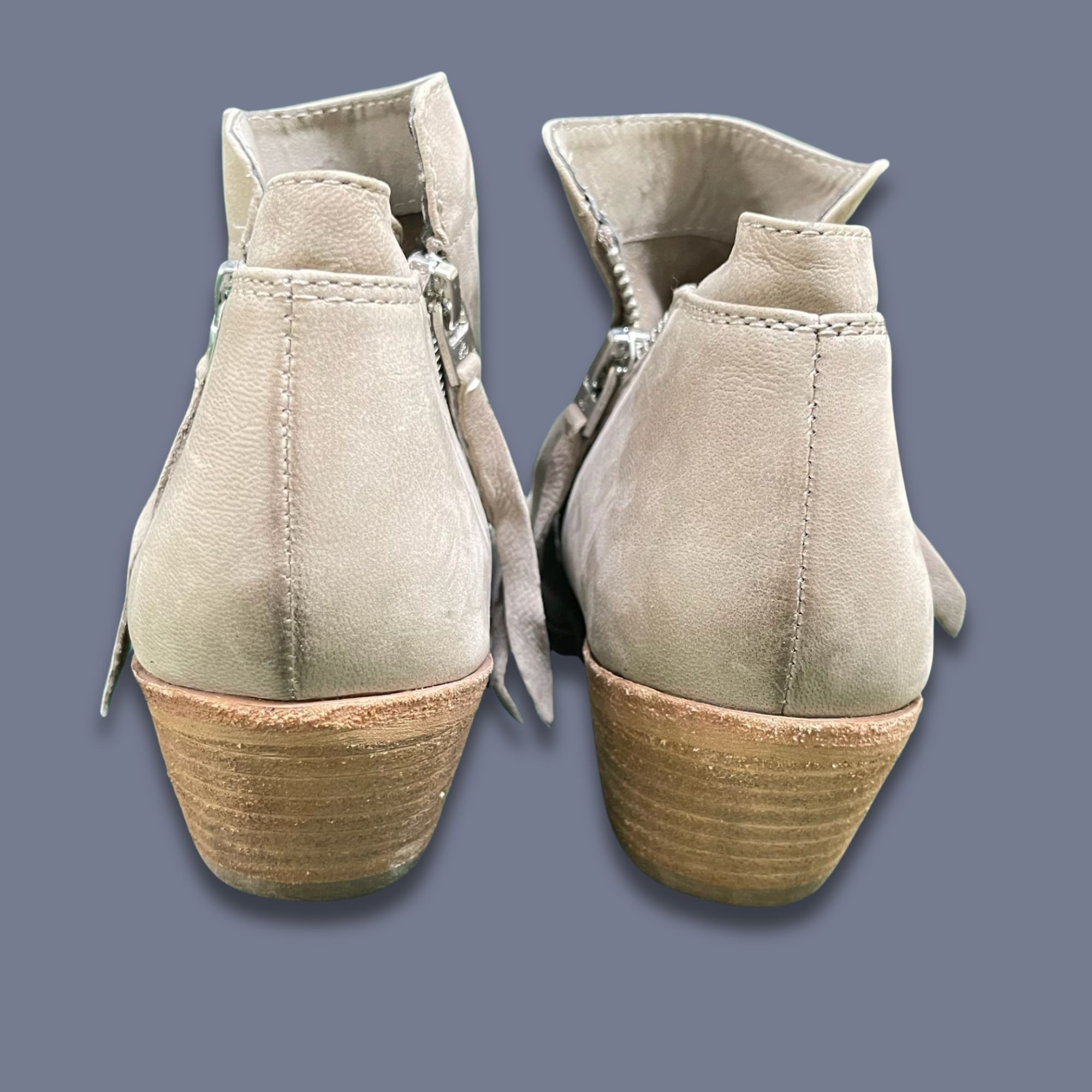 Sam Edelman SAM EDELMAN PACKER Leather Ankle Booties Size 6 Beige With Z Size US 6 / IT 36 - 5 Thumbnail
