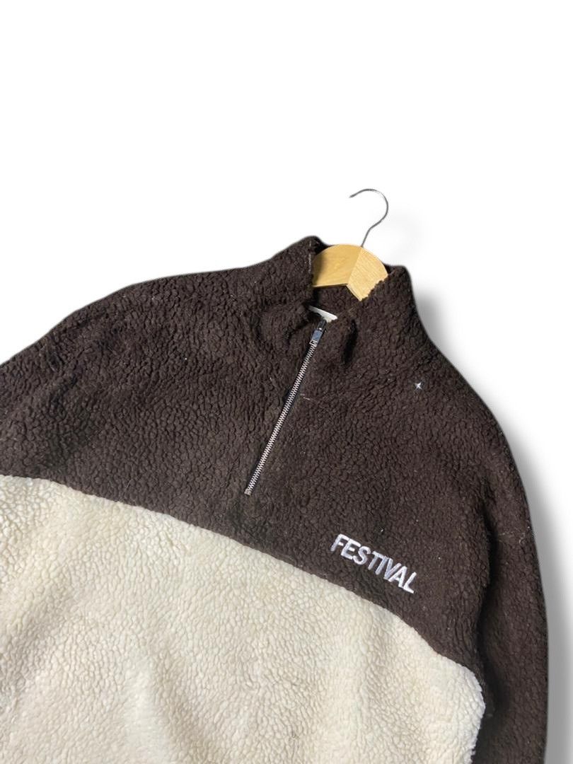 Japanese Brand PEANUT Japanese Brand Half-zip Fleece Jacket (136) Size US S / EU 44-46 / 1 - 5 Thumbnail