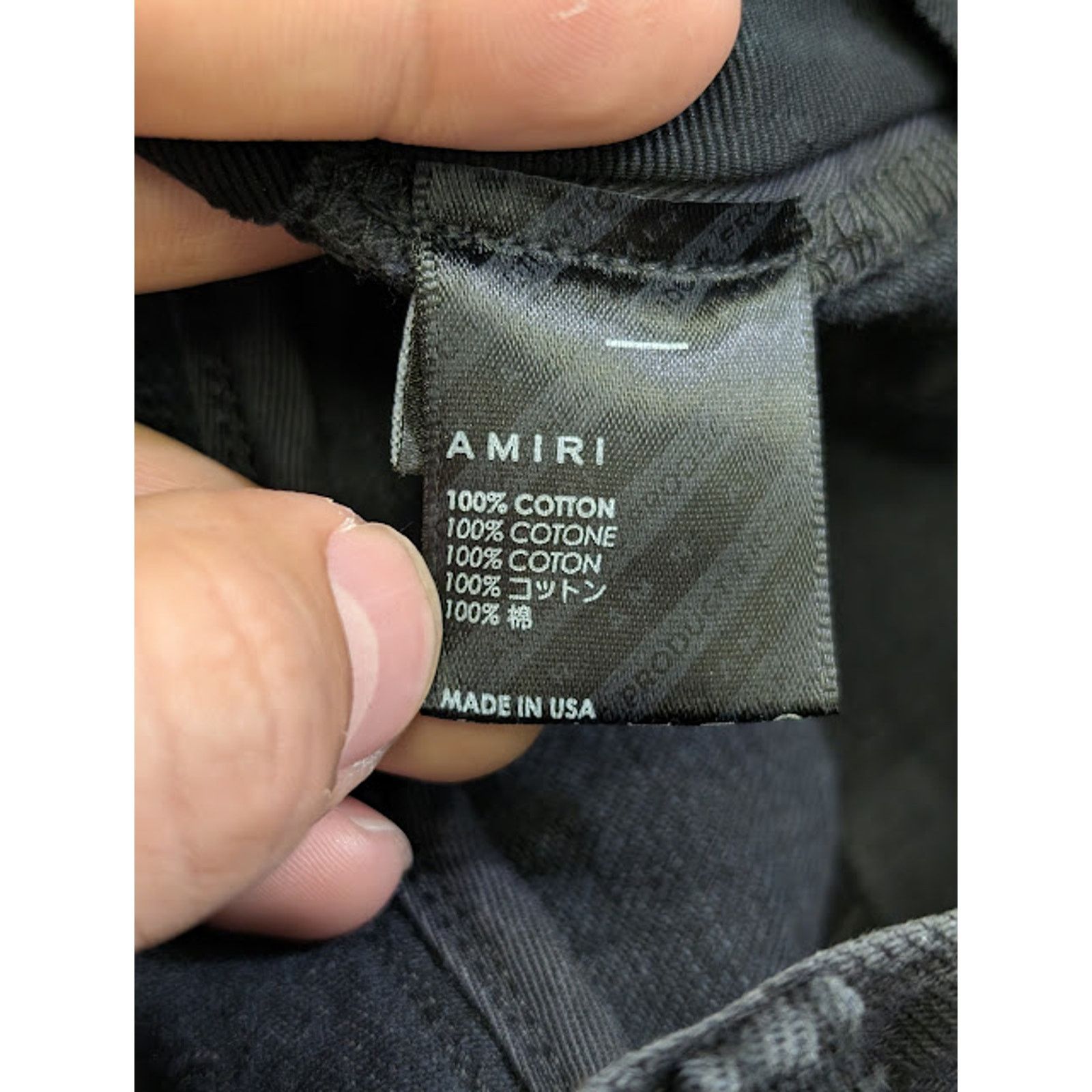 Amiri o1rshd1 Stack Straight Jeans in Faded Black Size US 36 / EU 52 - 18 Thumbnail