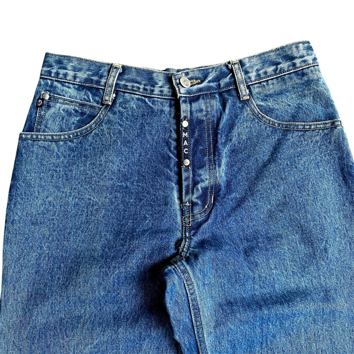 JNCO × Southpole × Vintage Rare Y2K MAC Blue One Japanese Brand Wide Leg Denim Jeans Size US 29 - 3 Thumbnail