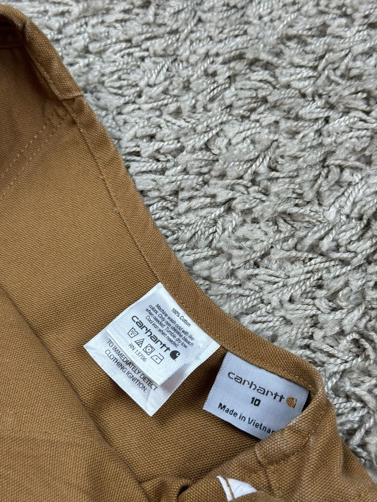 Carhartt × Vintage Vintage overall jeans Carhartt original casual skate item Size US 26 / EU 42 - 9 Thumbnail